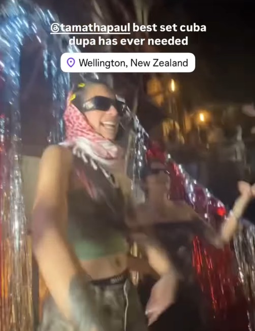 Tamatha Paul shared clips of her DJ set on Instagram.