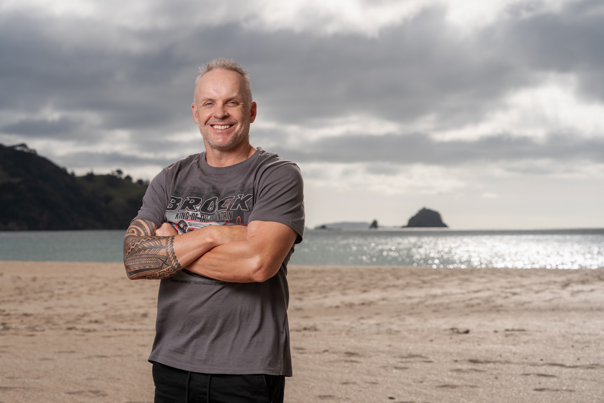 Christian Cullen has taken to the shores of CTI.  Photo / Matt Klitscher