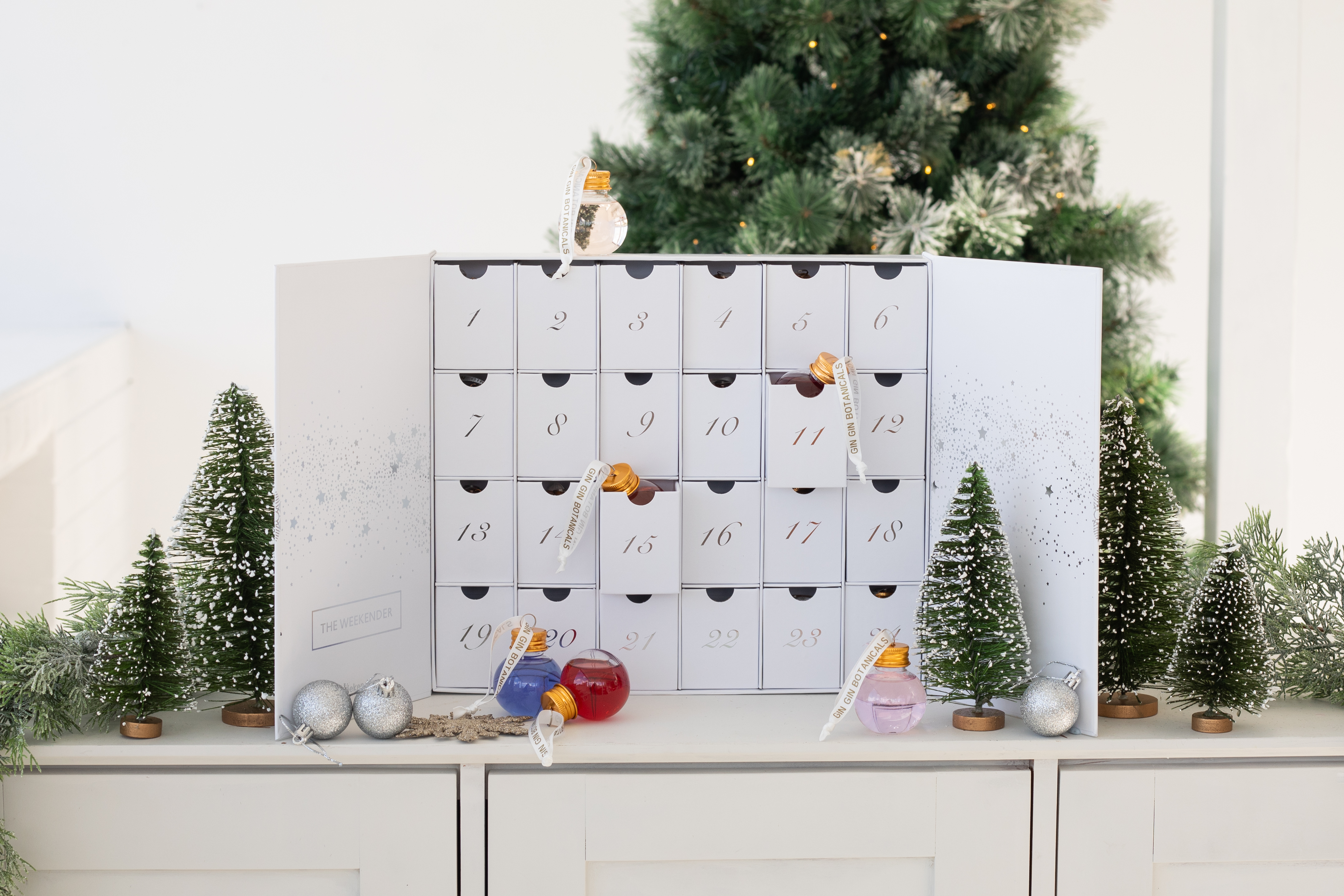 The Weekender 24-day gin advent calendar.