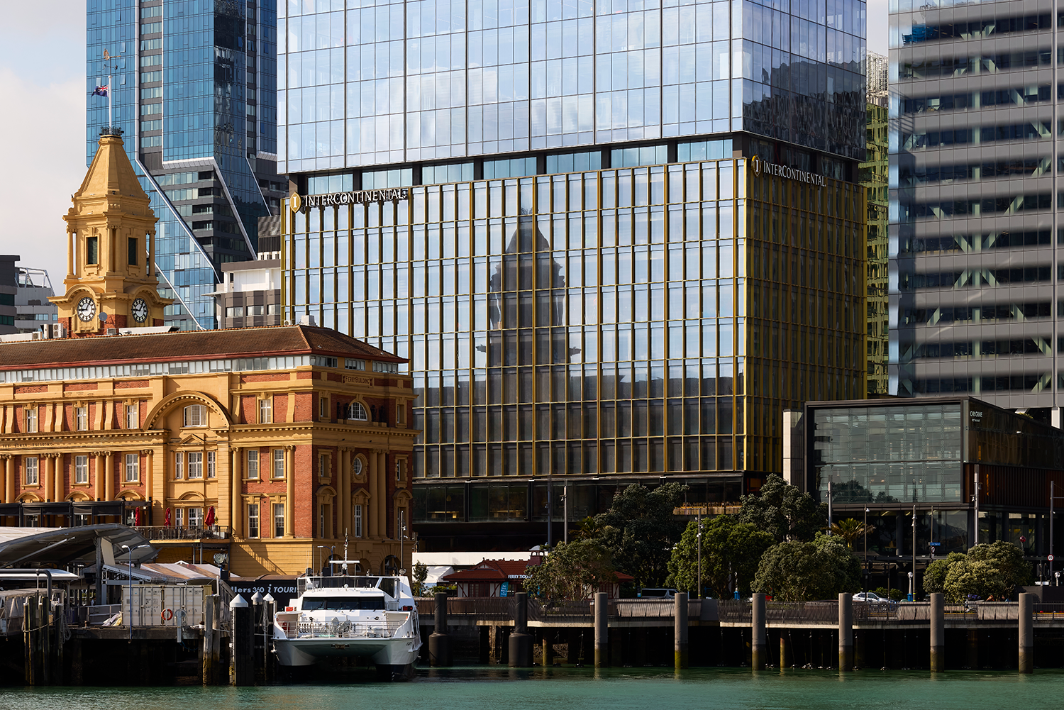 The exterior of the Intercontinental Auckland. Photo / Supplied