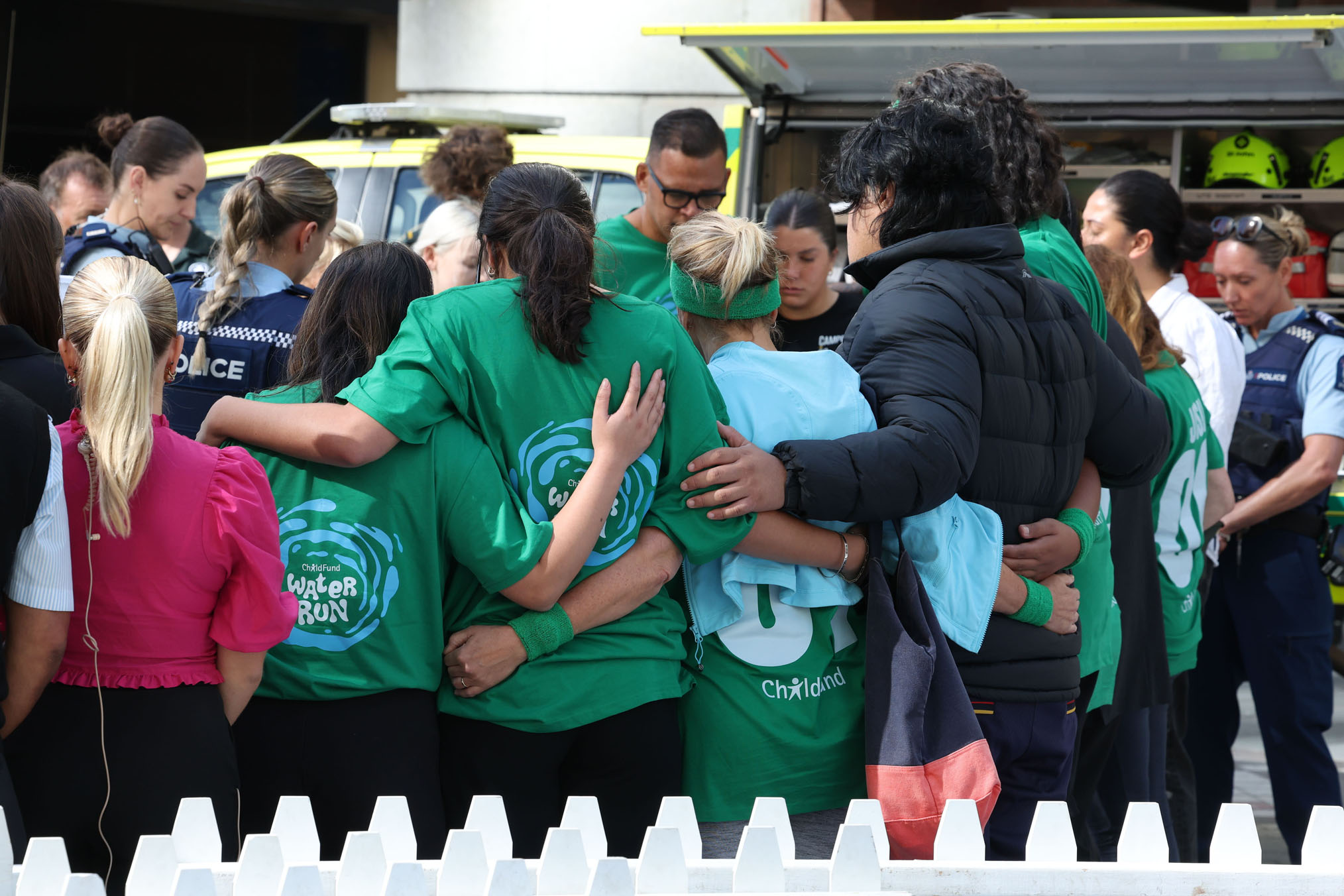 Dave Letele led prayers around Green MP Efeso Collins after he died while participating in a charity event in central Auckland. 