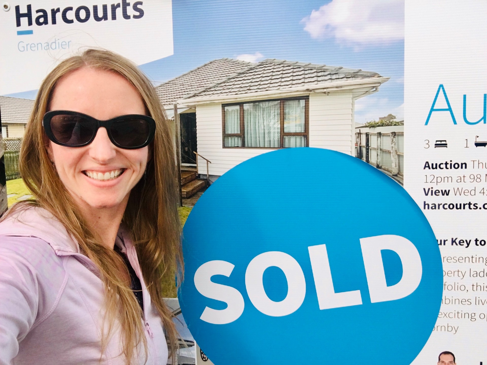 Christchurch teacher Samantha Julian pipped an Auckland investor and is now a happy first-home buyer in Hornby. Photo / Supplied