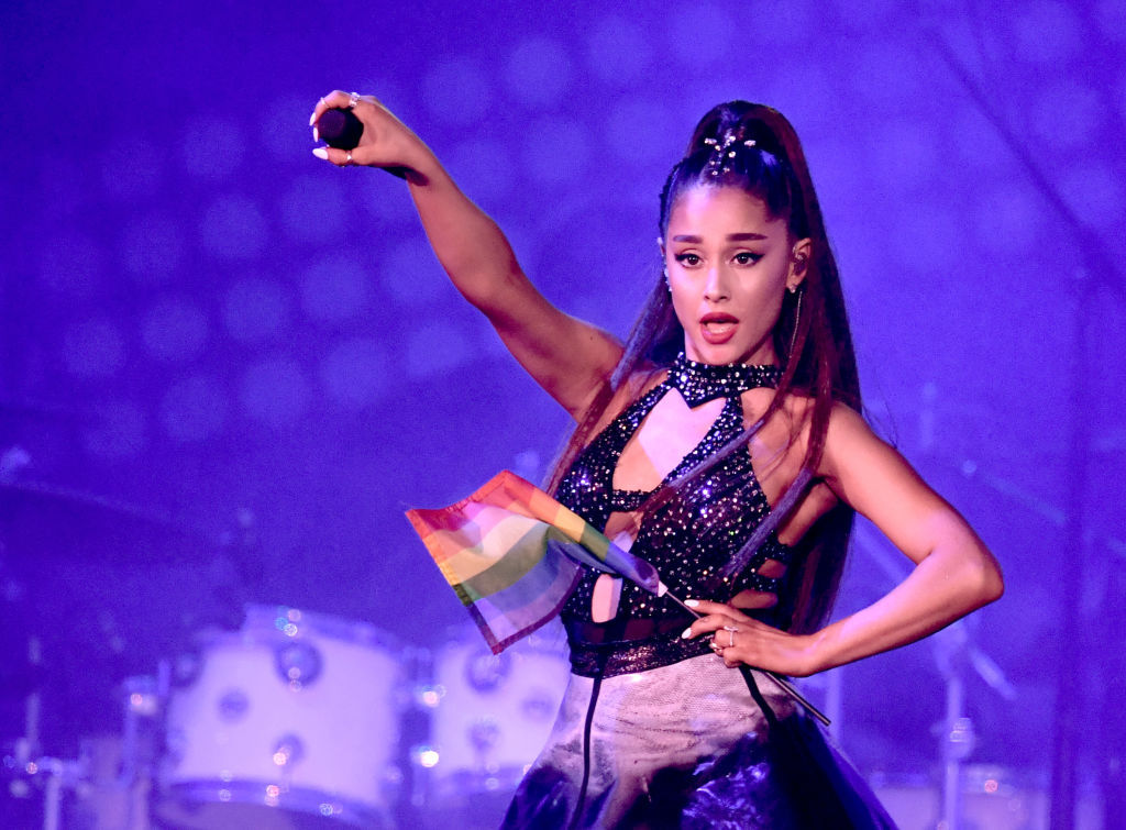 Ariana Grande performs onstage. Photo / Getty 