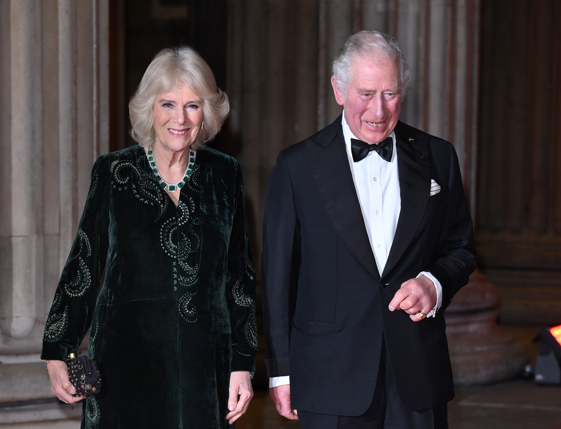 Queen Elizabeth used her Platinum Jubilee message to share her wish that Camilla becomes Queen Consort when Charles becomes King. Photo / Getty Images
