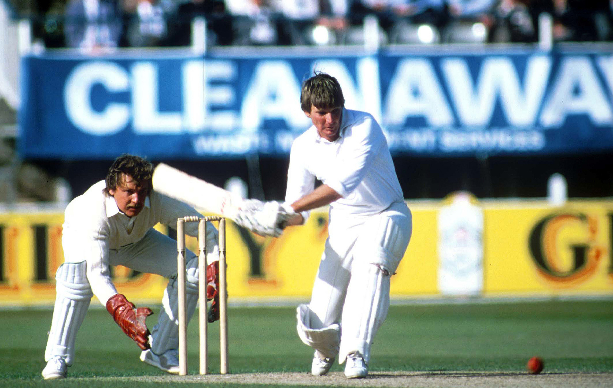 Former Black Caps captain Geoff Howarth is a close friend of British football commentator Martin Tyler. Photo / Photosport