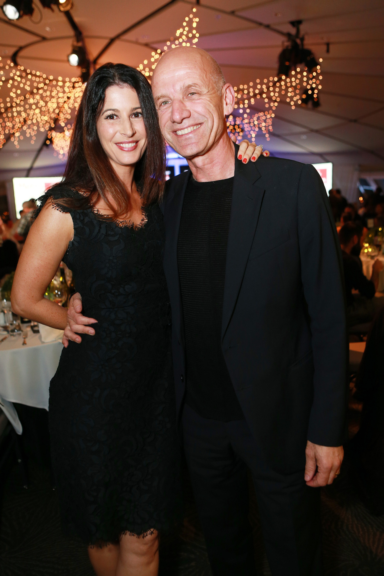 Cable Bay Wine owner Loukas Petrou, with Caroline Petrou, at the Metro Top 50 Restaurants function in Auckland in April 2013. Photo / Norrie Montgomery