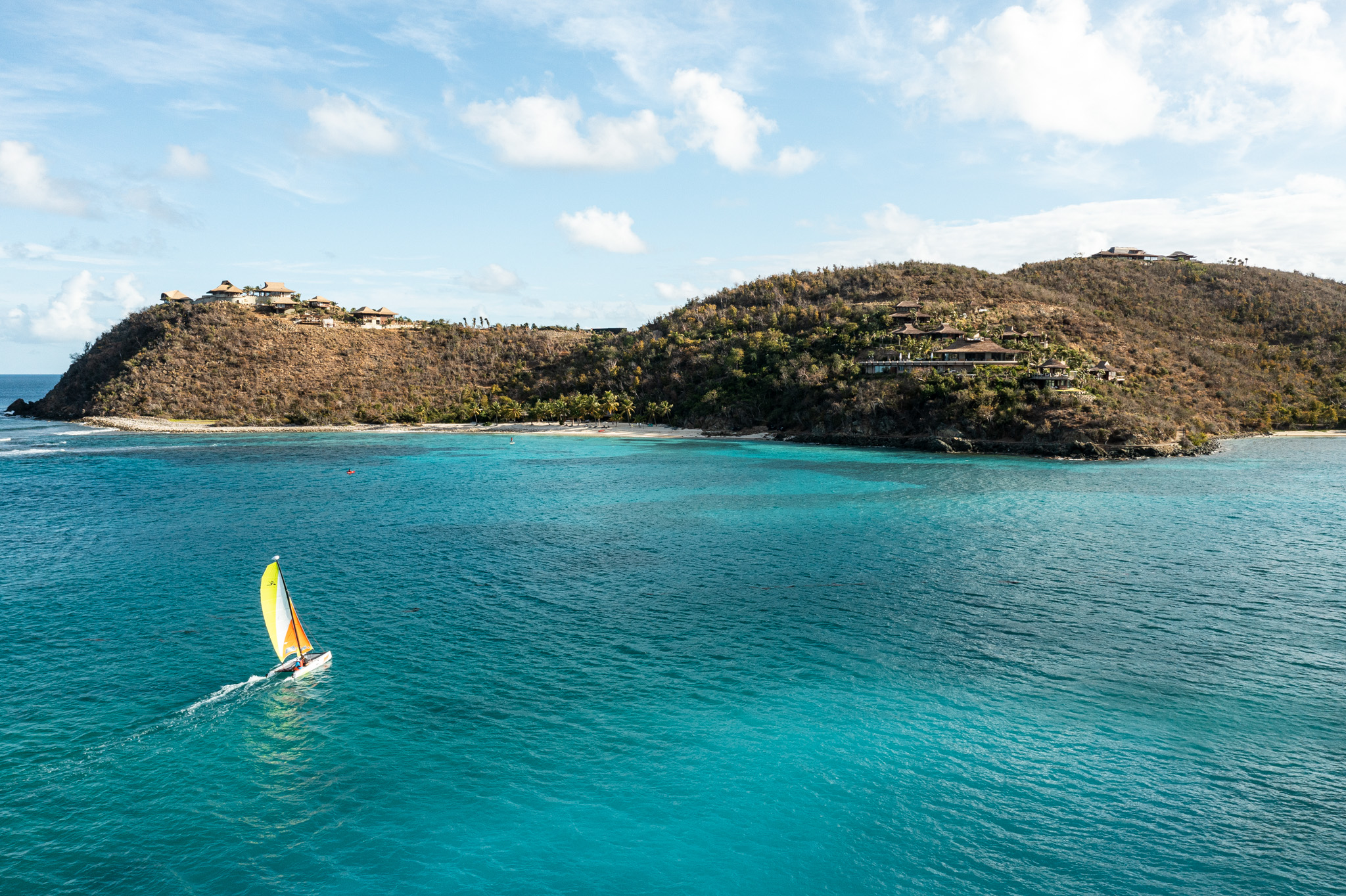 The approach to Moskito Island, in the British Virgin Islands. Photo / Virgin Limited Edition, Supplied