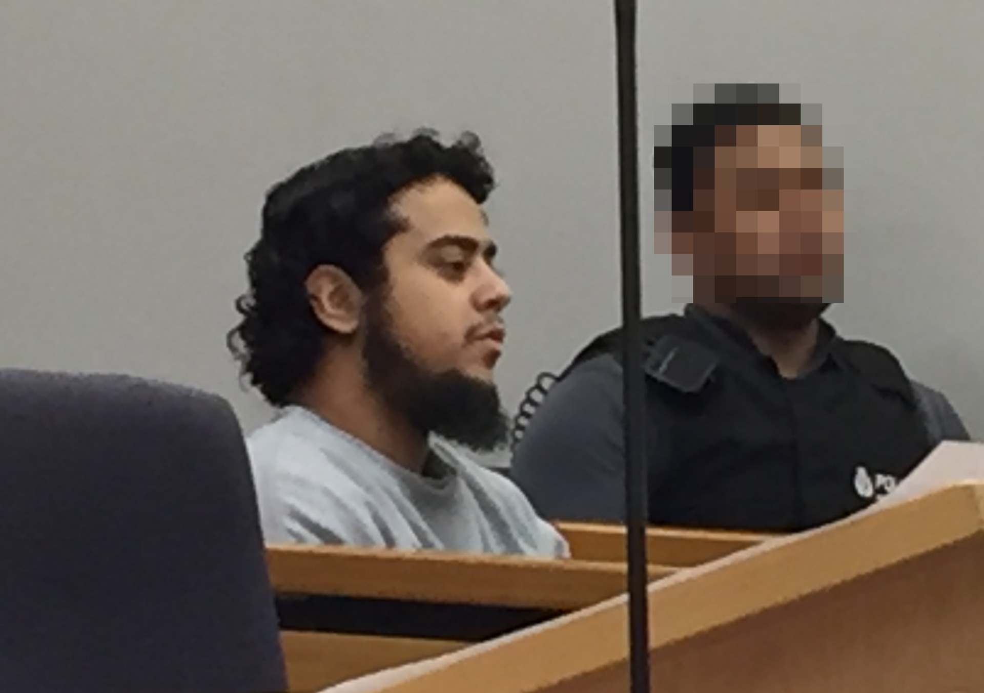 Imran Patel at sentencing on charges of possessing and distributing objectionable material. New Zealand Herald Photograph by Rob Kidd