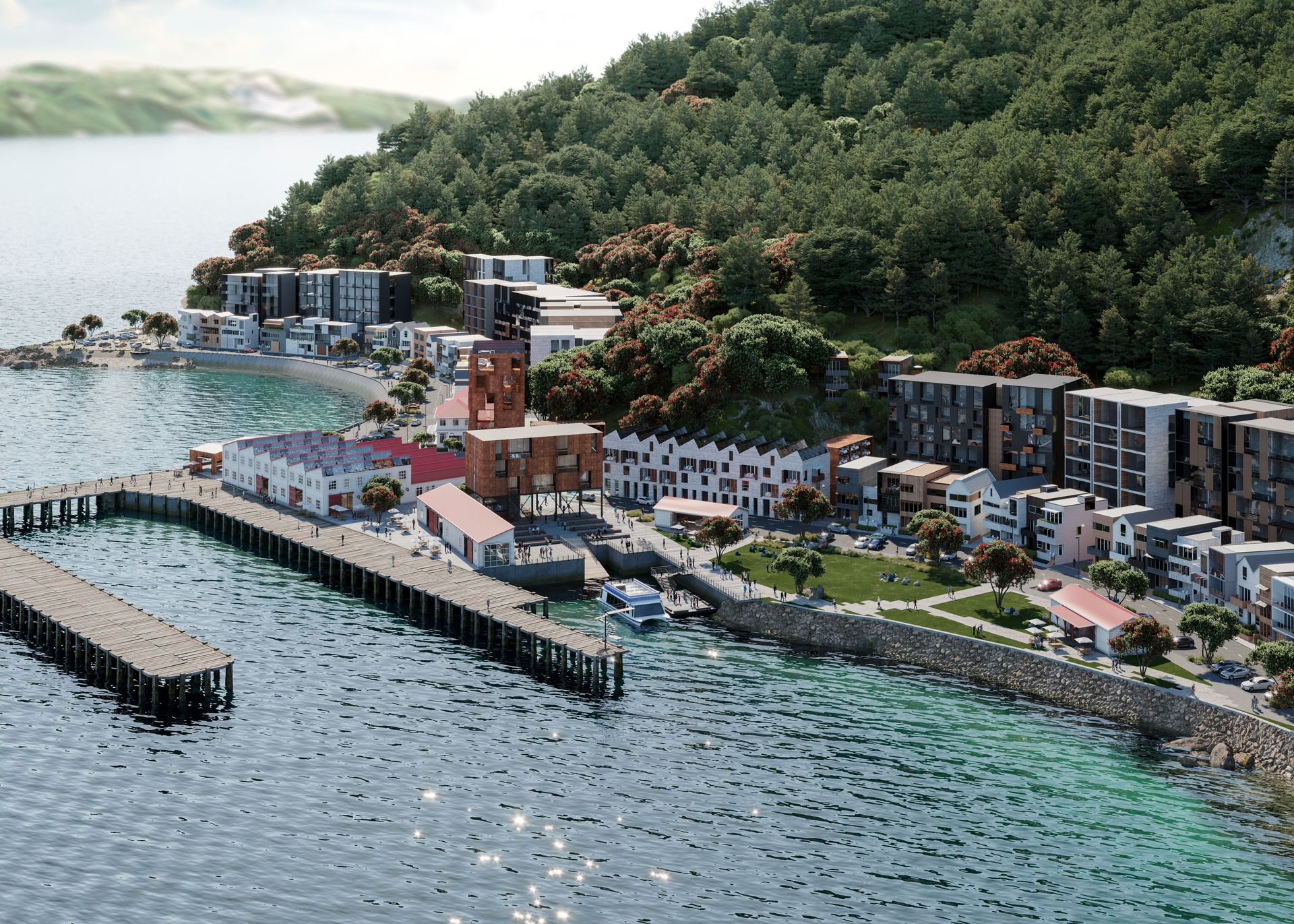 A artists impression of the proposed Shelly Bay development. Photo / supplied