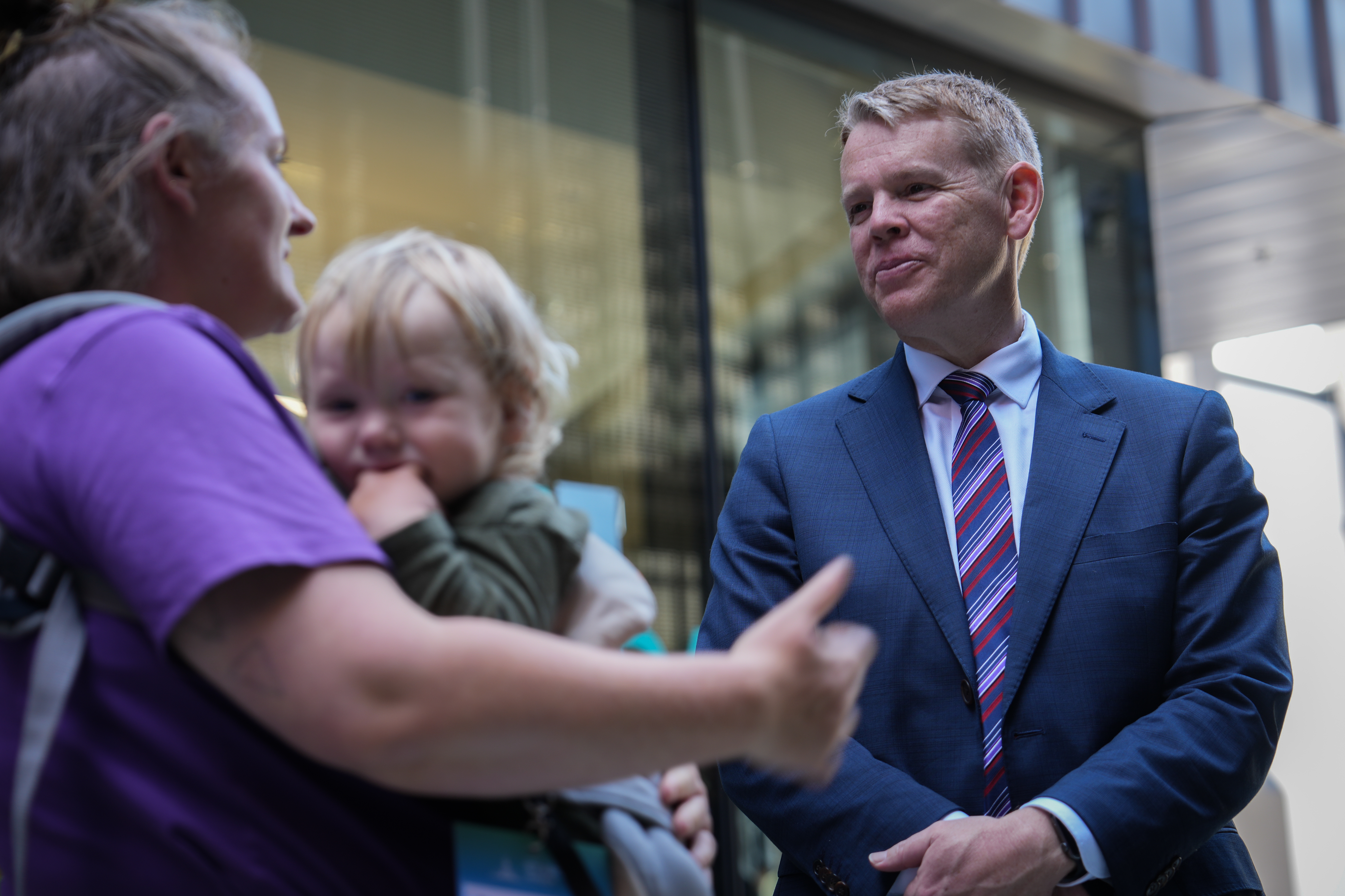 Labour Leader Chris Hipkins has revealed his party's first major economic policy. Photo / Anna Heath