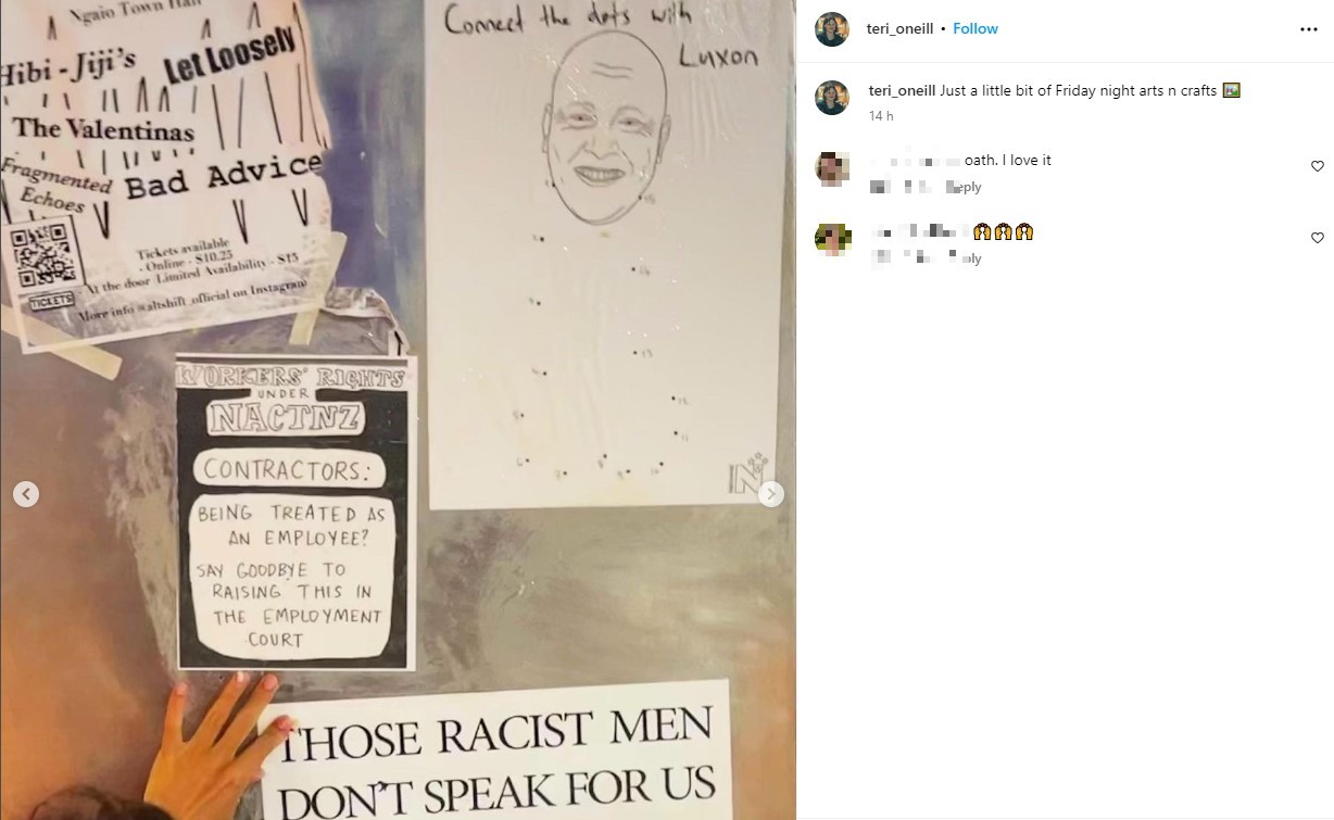 Another now-deleted post from Teri O'Neill's Instagram. Photo / Teri O'Neil