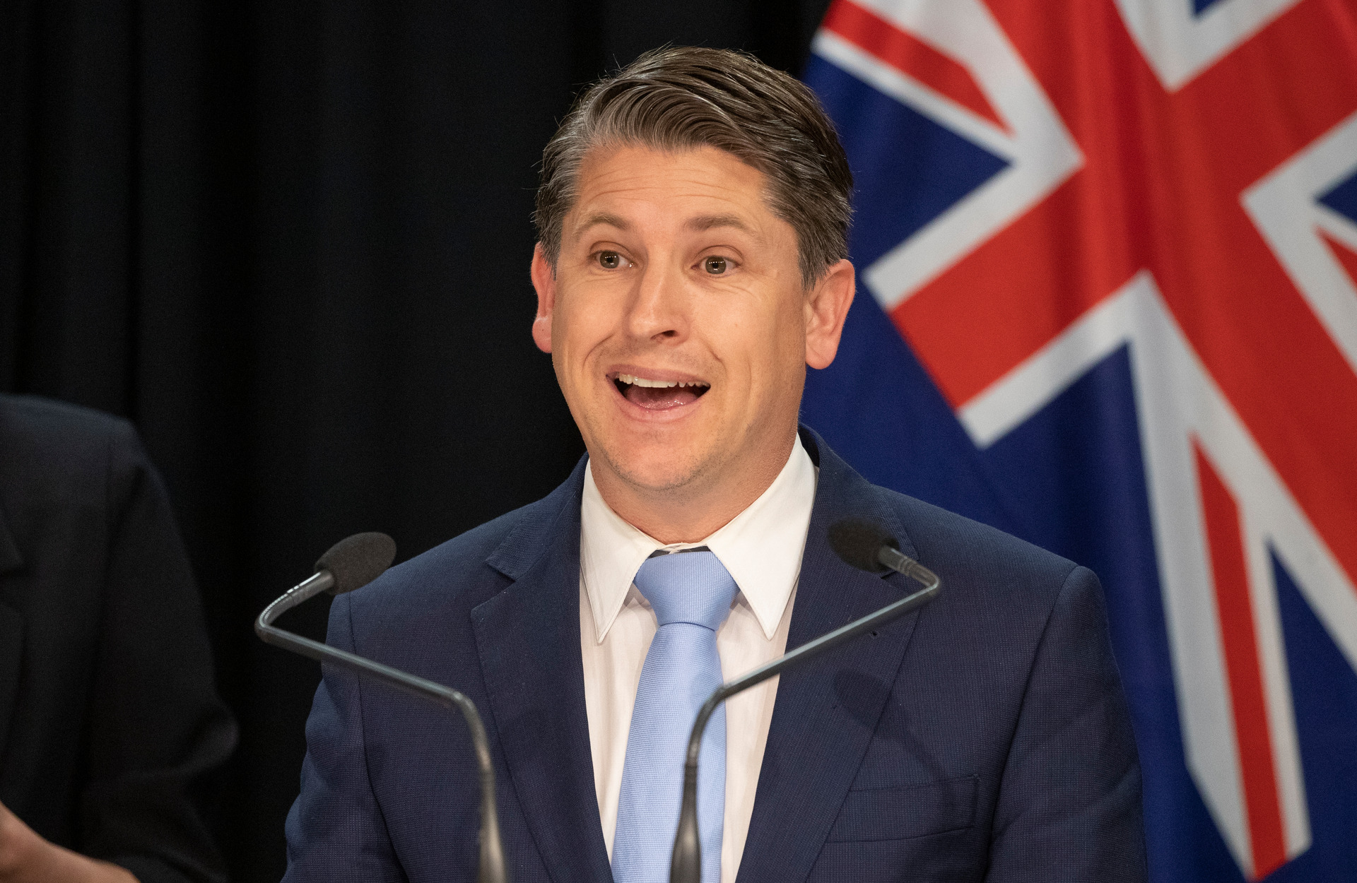 Workplace Relations Minister Michael Wood will introduce a law change to double sick leave entitlements. Photo / Mark Mitchell