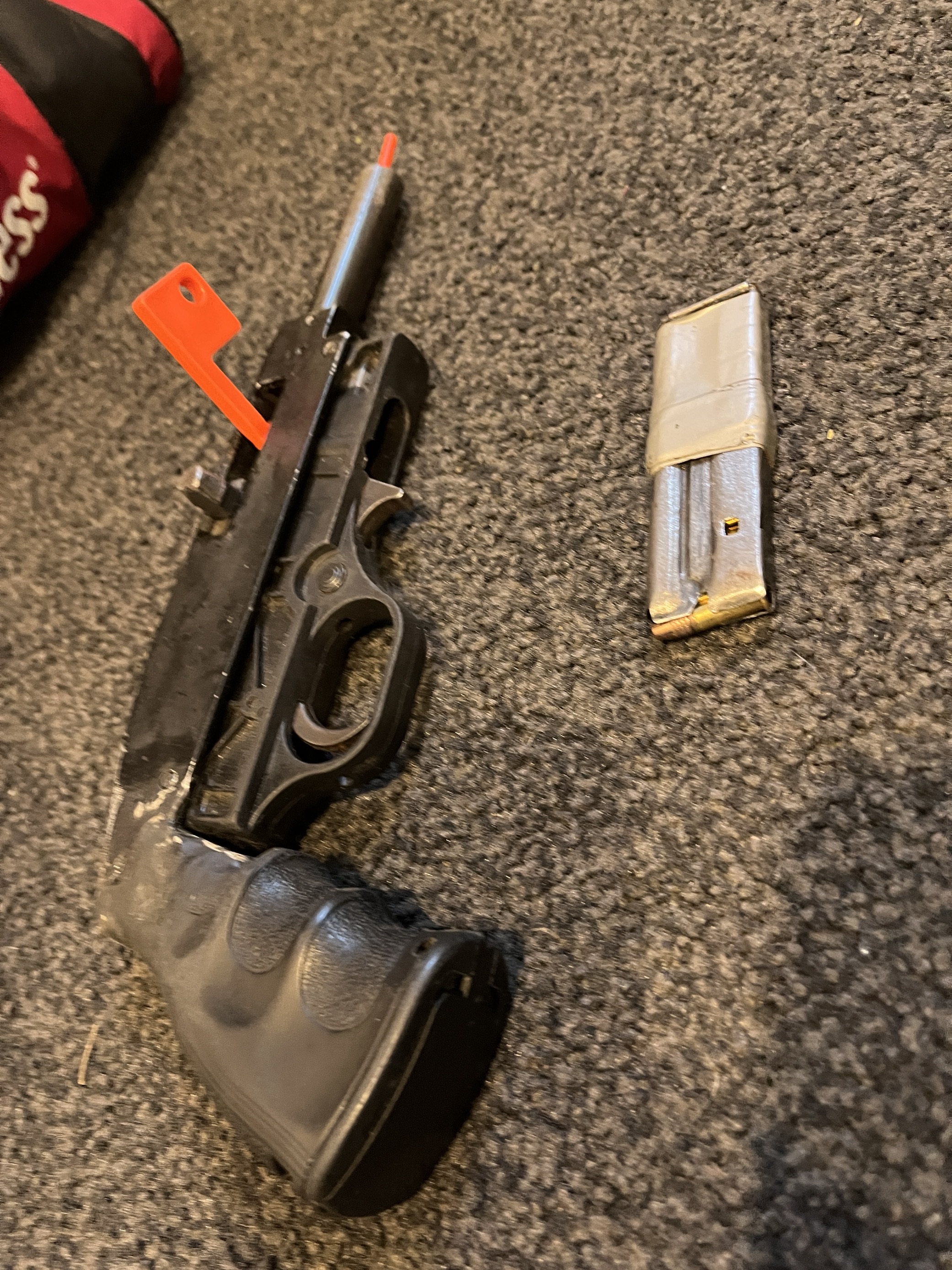 A 3D-printed pistol was among six firearms seized across the North Island as part of Operation Highwater. Photo / supplied