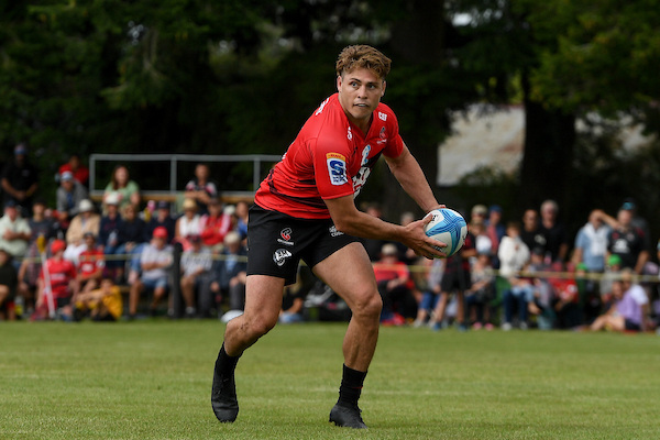 James O'Connor of the Crusaders during the Super Rugby pre-season rugby match against the Blues at the Kirwee Rugby Club. Photo / Photosport