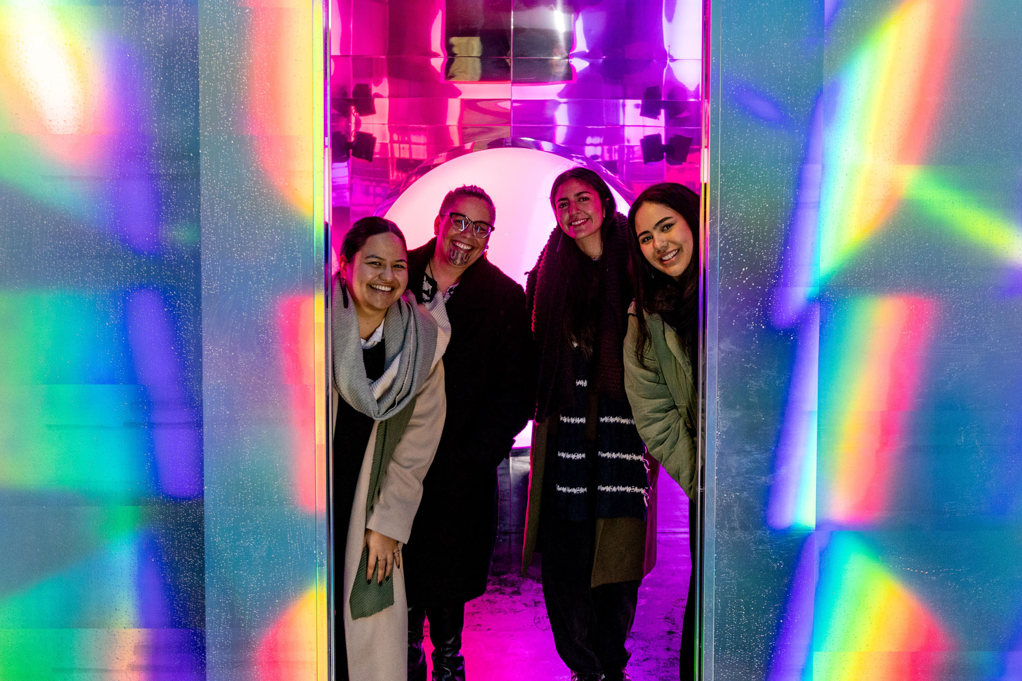 This installation is now in situ, in Market Square, Viaduct Harbour. Photo / James Rua
