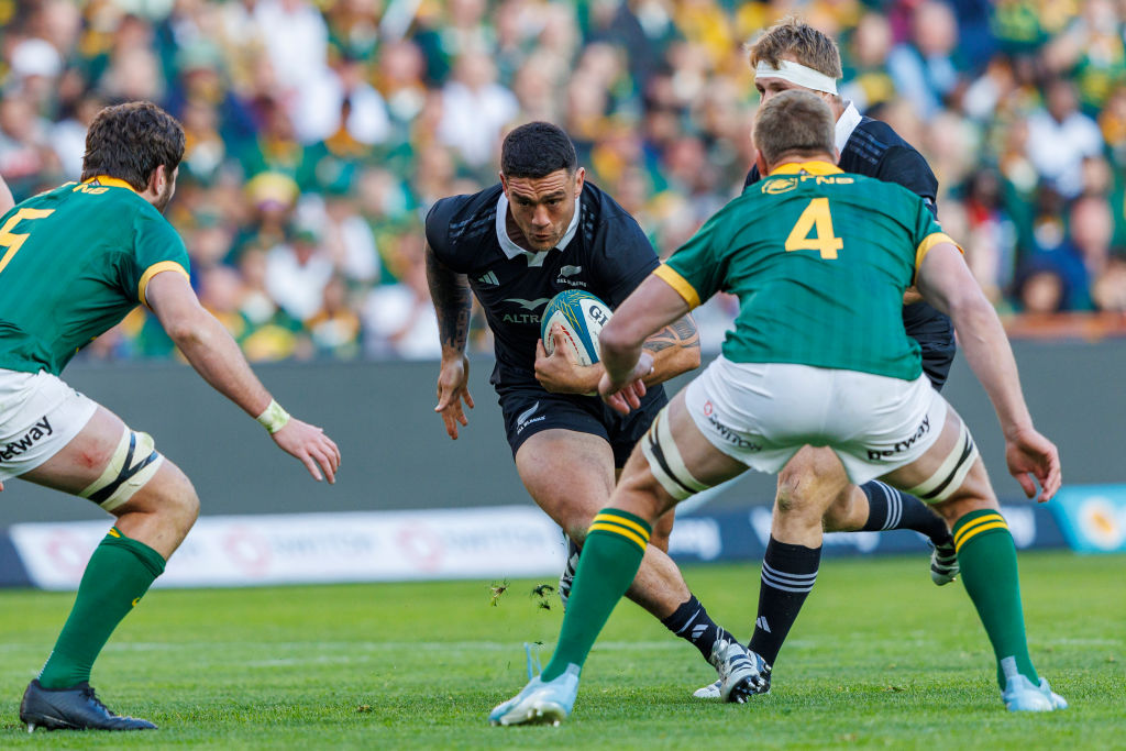 Codie Taylor in action at Ellis Park. Photo / Getty Images