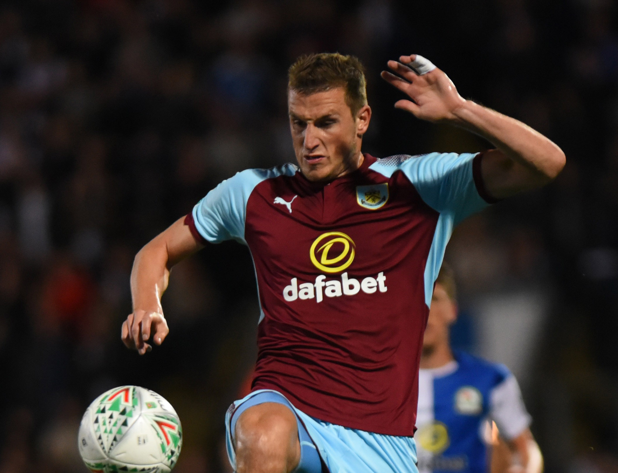 Chris Wood is set to make his Premier League debut for Burnley against Tottenham at Wembley tonight. Photo / Getty Images