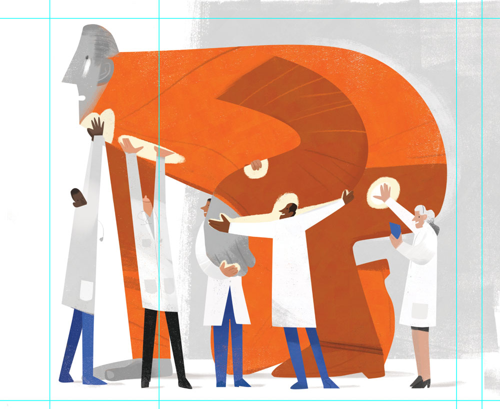 As any patient will tell you, treatments for long Covid remain limited and recovery is slow and unpredictable. Illustration / Daron Parton