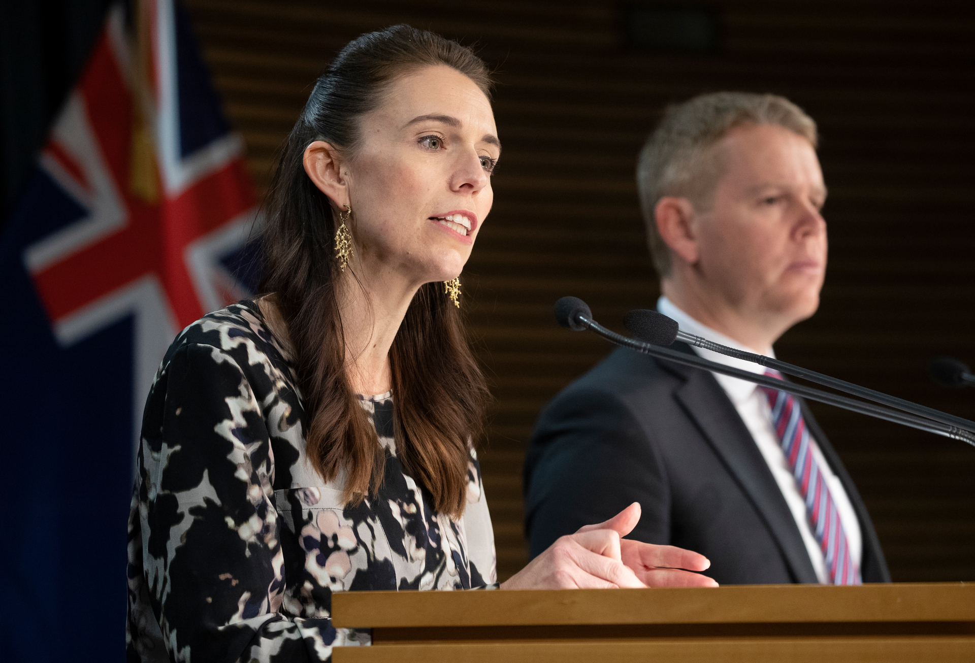 It may not seem like it, but Prime Minister Jacinda Ardern and Covid-19 Response Minister Chris Hipkins are still chasing zero cases. Photo / Mark Mitchell