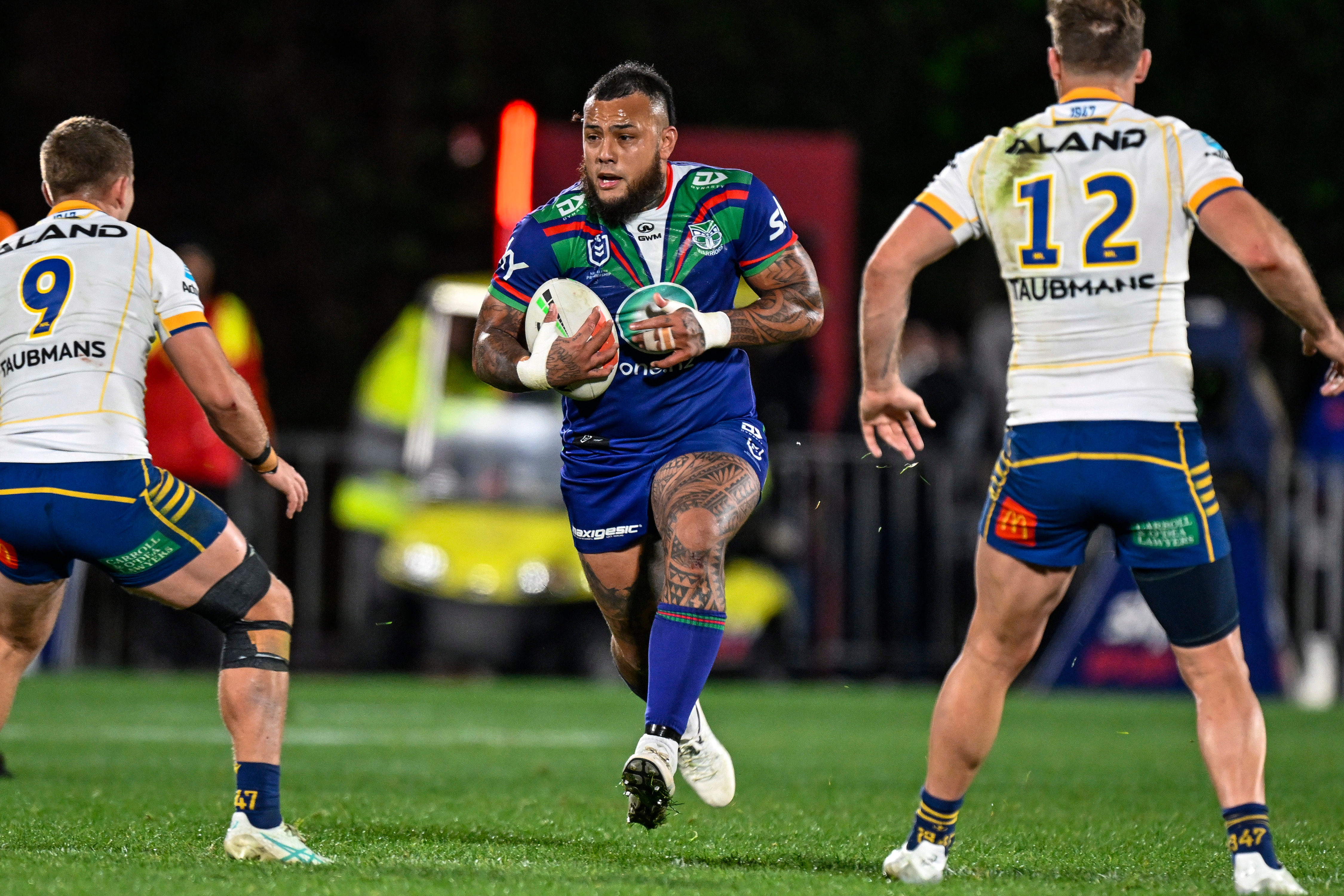 Addin Fonua-Blake was a formidable force for the Warriors. Photo / Photosport