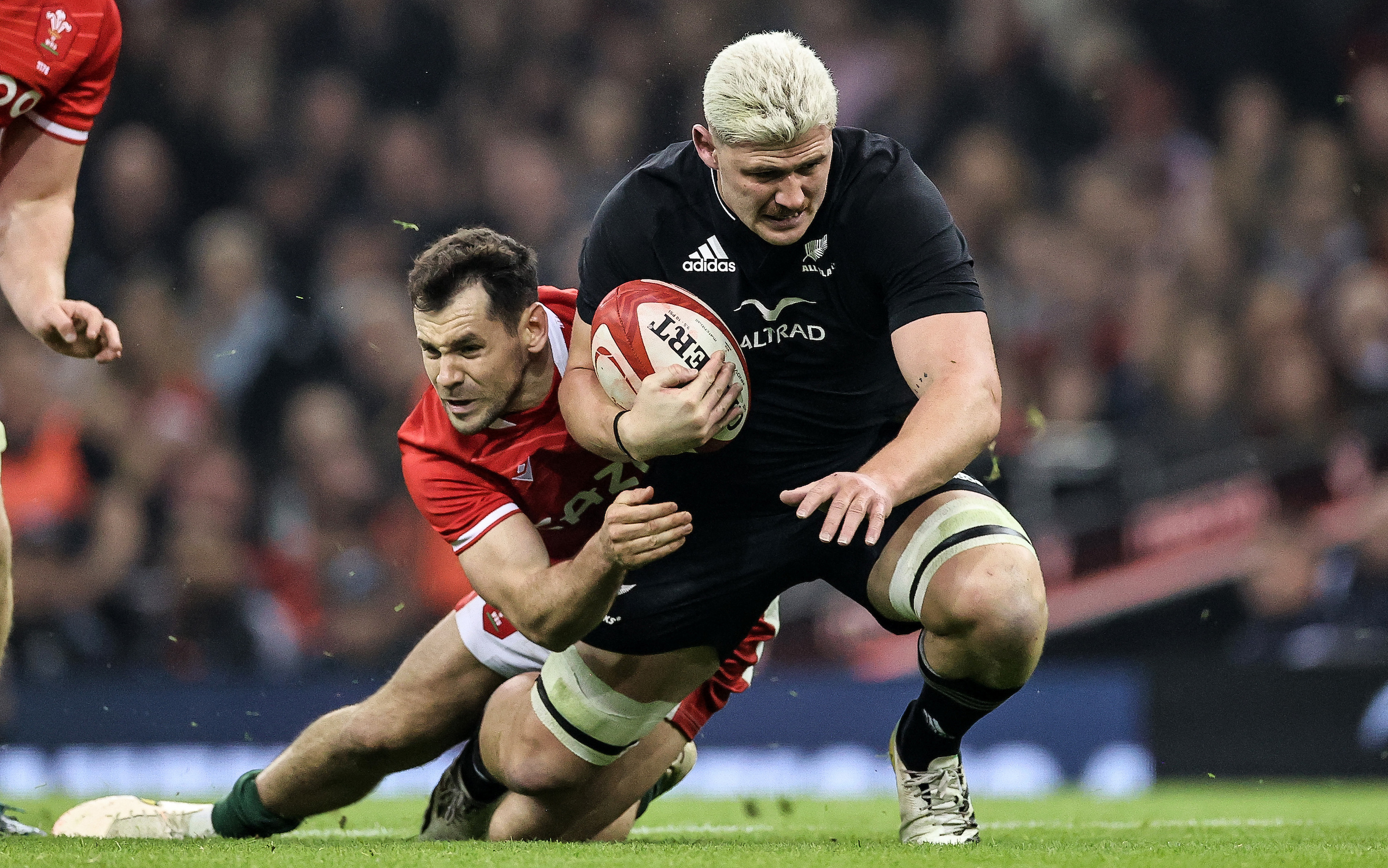 Dalton Papali'i had one of his strongest tests in black. Photosport