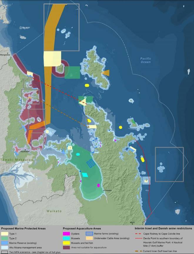 Hauraki Gulf Fishing Map State Of The Hauraki Gulf: Lack Of Action Slammed, Call For 30 Per Cent  Protected By 2030 - Nz Herald