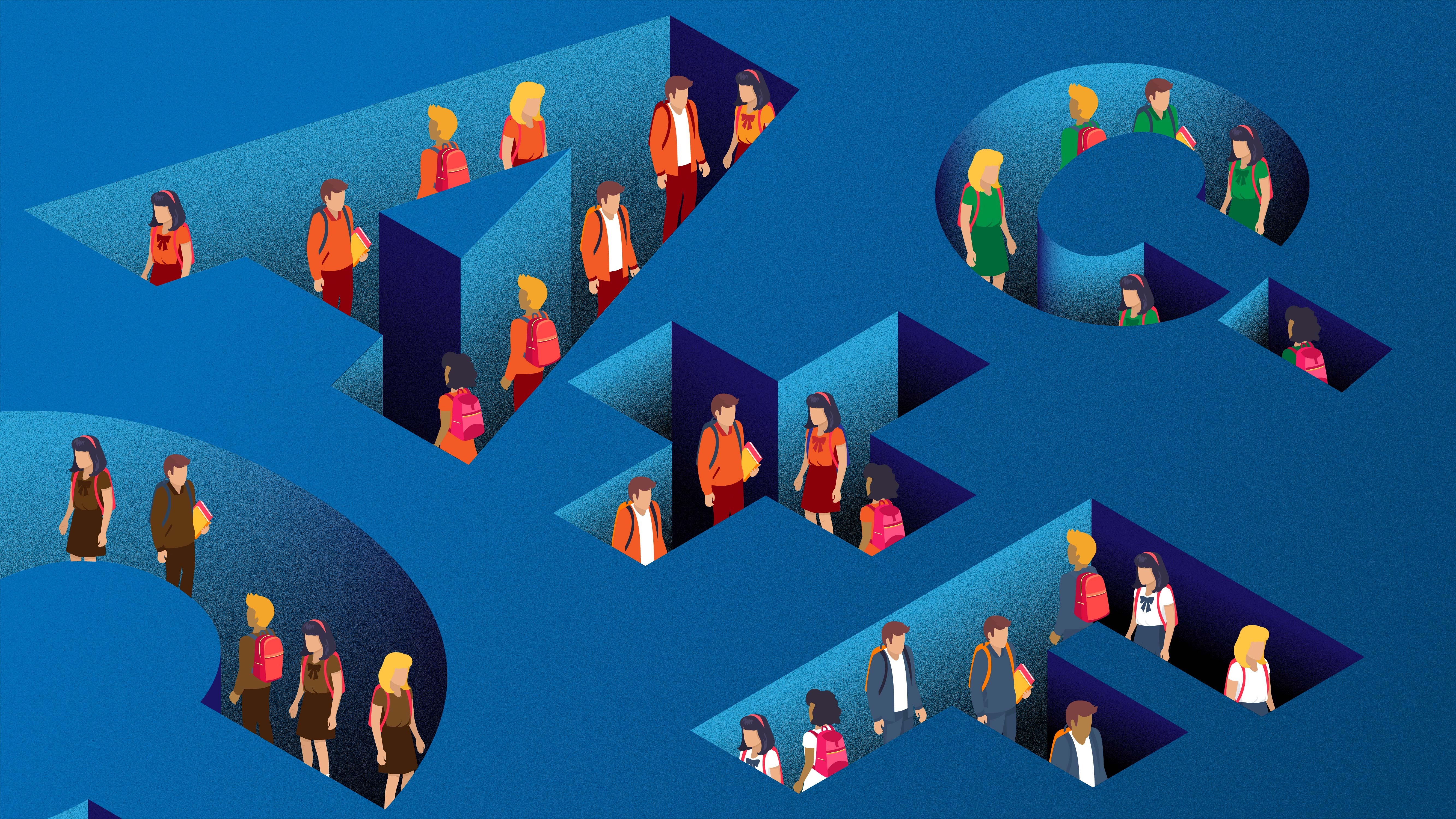 The Herald has analysed the NCEA and UE data for all New Zealand secondary schools. Illustration / Paul Slater