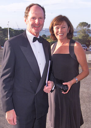 Businessman David Richwhite with his wife Libby. Photo / Glenn Jeffrey