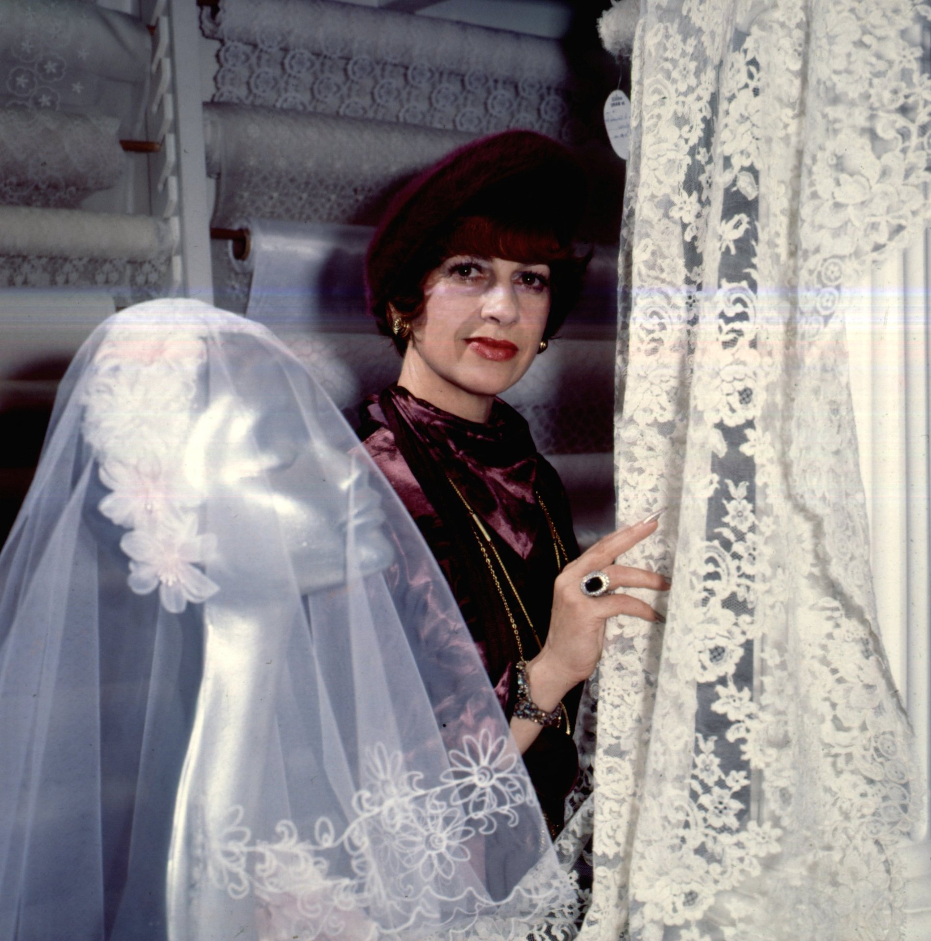 Vinka Lucas, fashion designer, photographed in a 1979 issue of the NZ Listener. Photo / Mike Willison