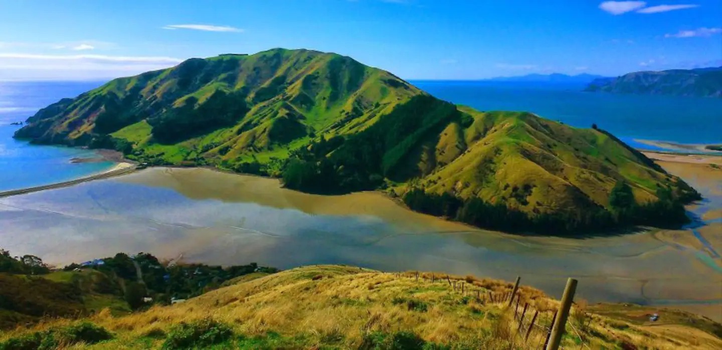 Pepin Island is also home to 2000 sheep and a scenically appointed bathtub. Photo / Supplied