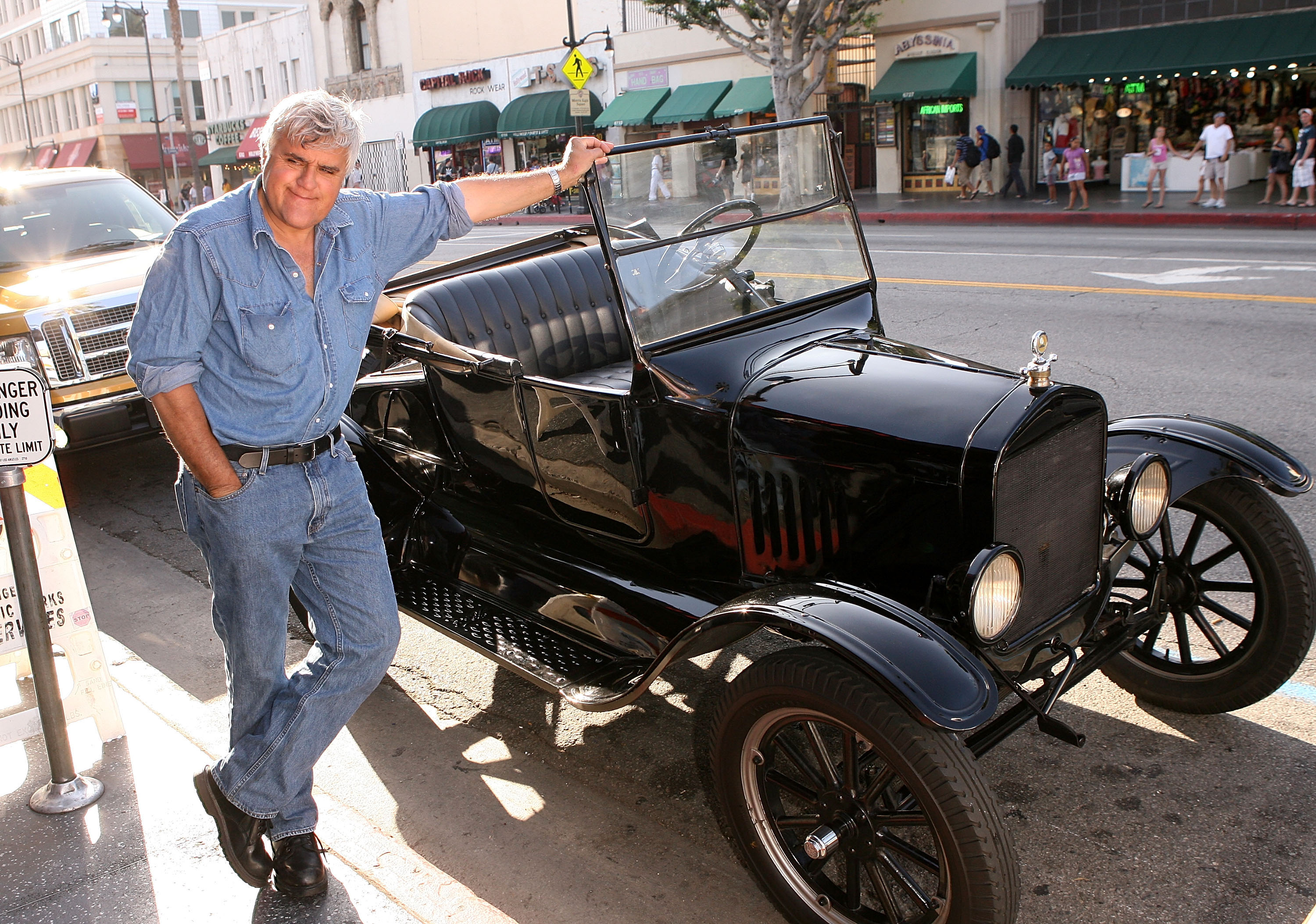 Jay Leno has a large collection of cars. Photo / Getty Images