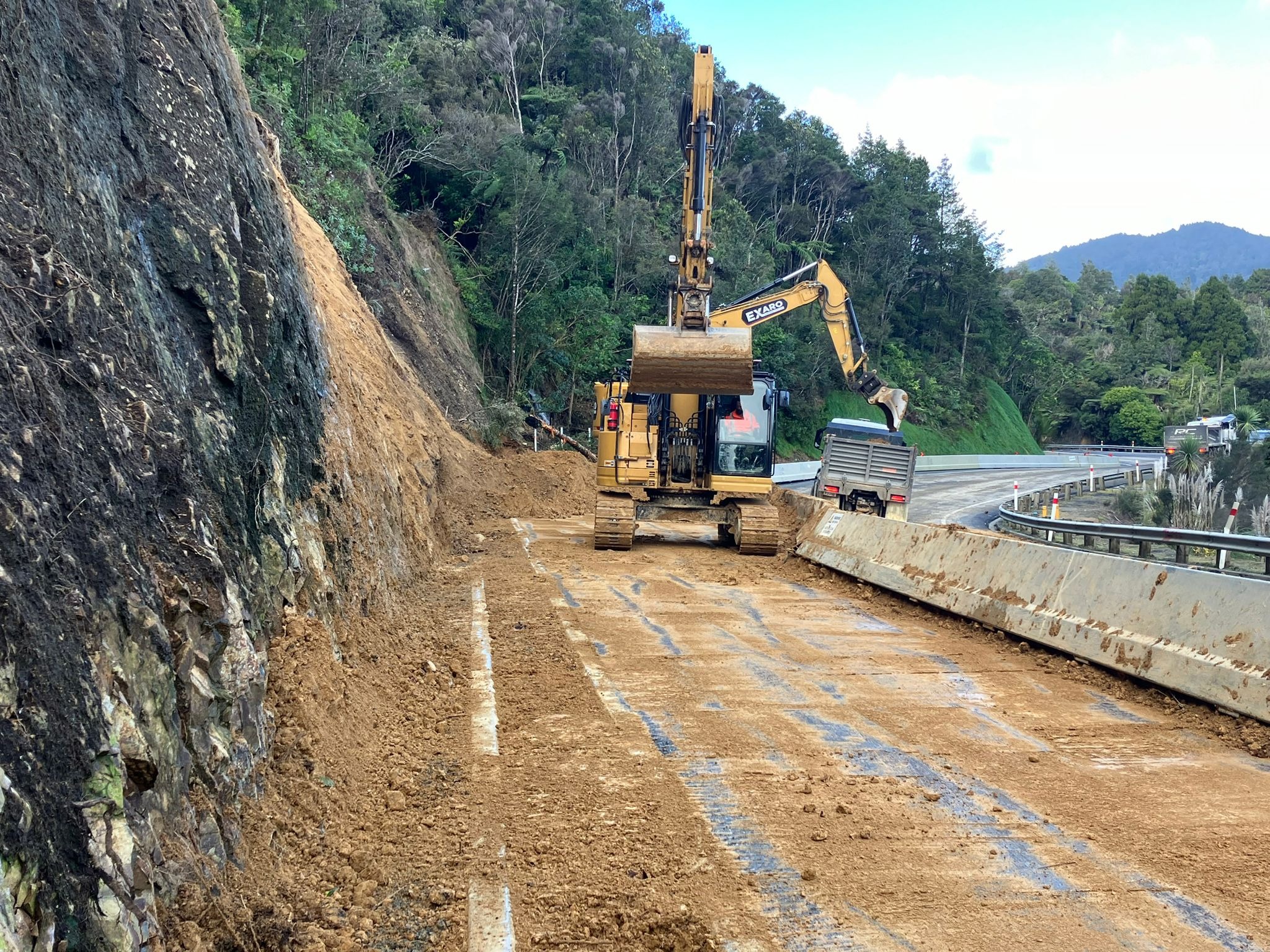 The latest closure of the Brynderwyns was on Saturday, when heavy rain caused a number of smaller slips before a large slip closed the highway in both directions.
