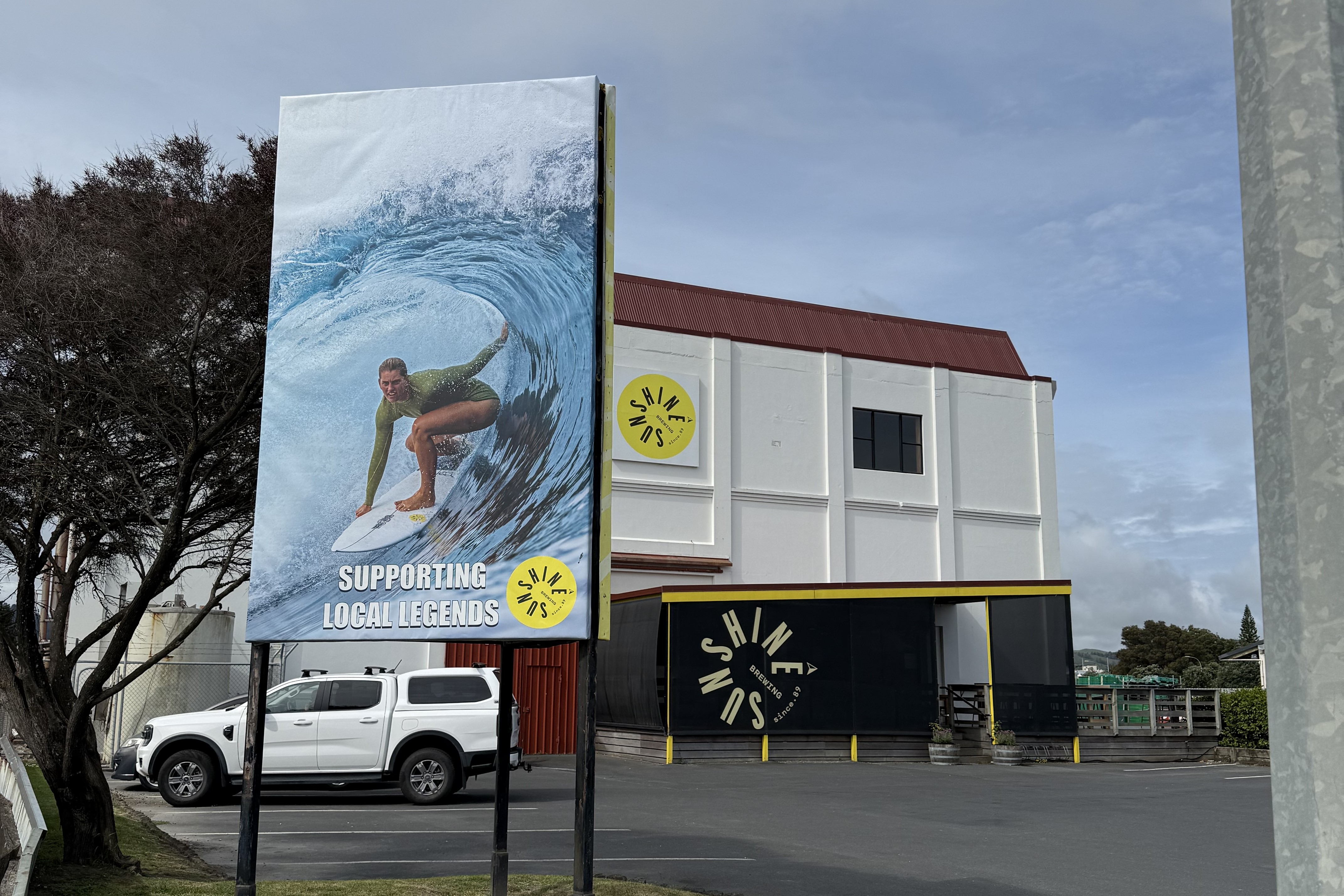 Sunshine Brewery was largely unaffected by Cyclone Gabrielle, but its general manager Sarah Punnett did her part to pitch in, fundraising $20,000 towards relief efforts. Photo / Supplied