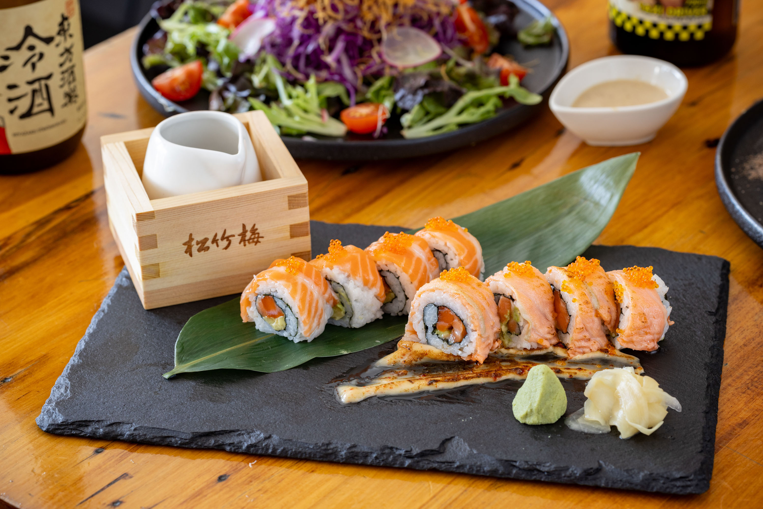 “Sushi was our favourite dish of the night,” says Jesse Mulligan. Photo / Babiche Martens