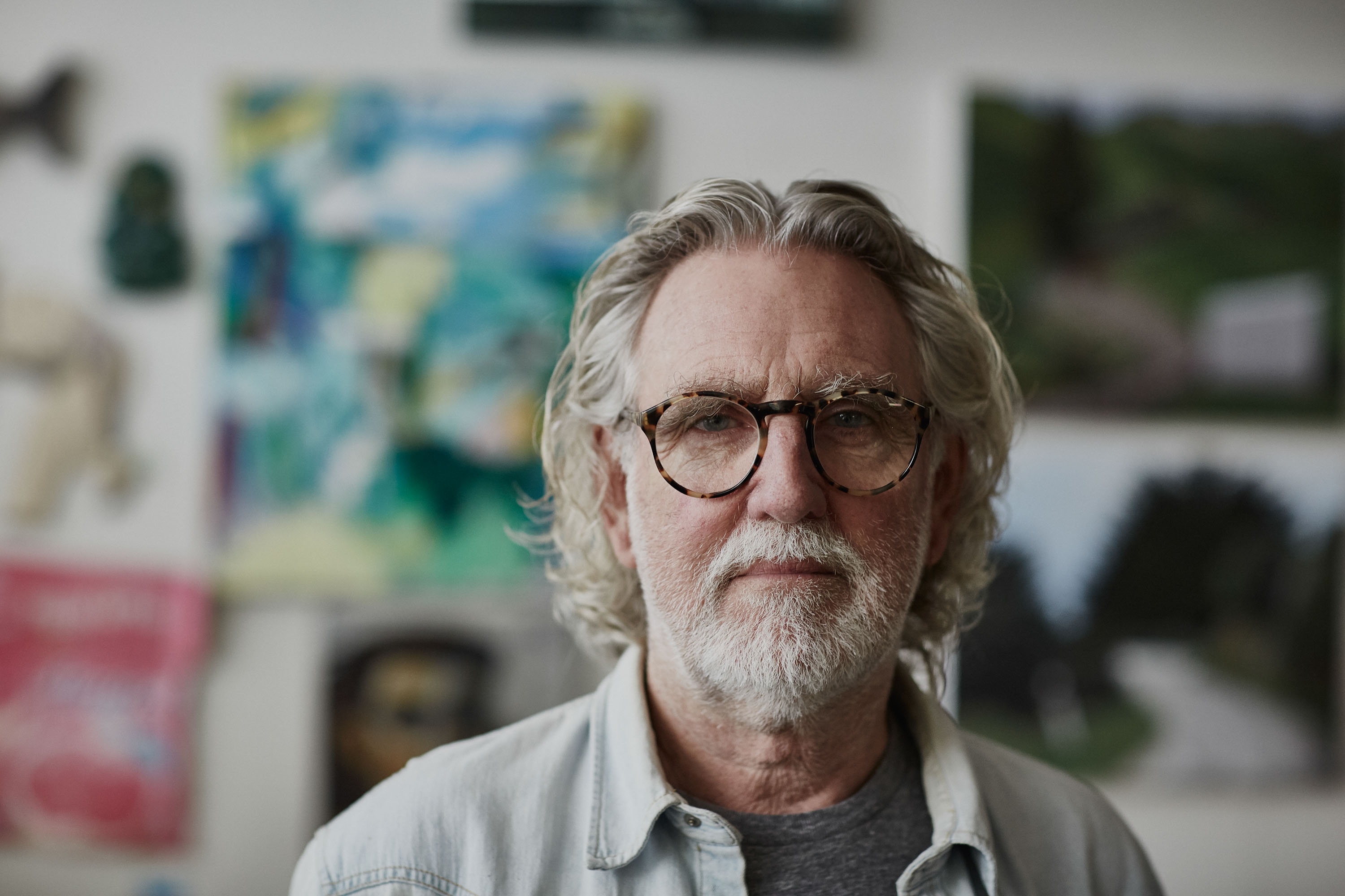 Artist Dick Frizzell.