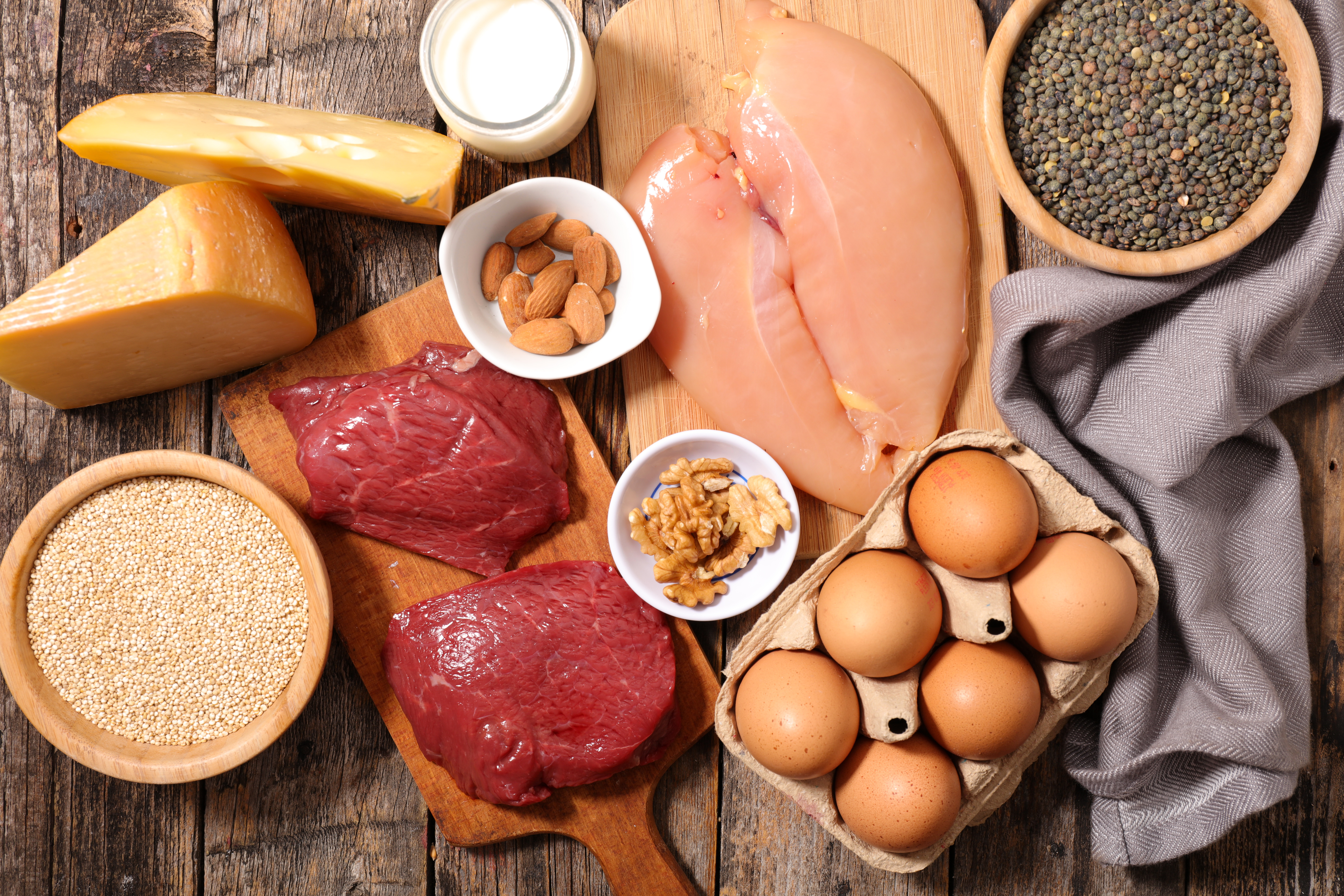 A higher protein diet not only helps in building and preserving muscle mass but also contributes to better blood sugar balance, increased energy levels, mental clarity and reduced body fat. Photo / 123rf