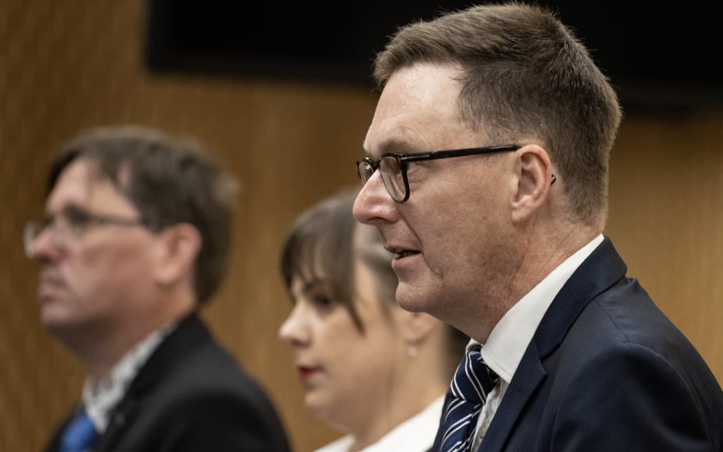Counsel assisting the coroner, David Boldt. Photo / Pool, Iain McGregor, The Press, RNZ