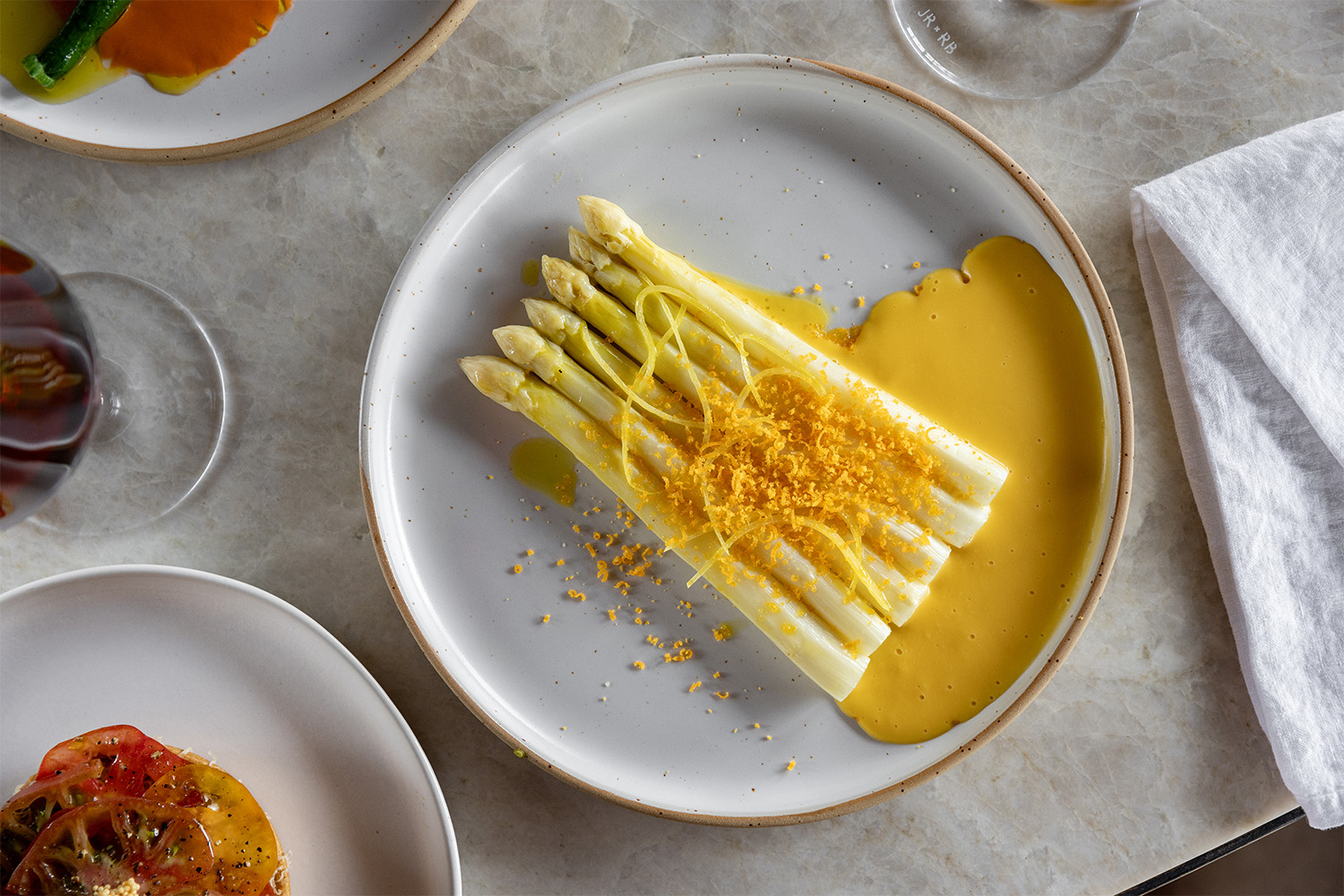 The white asparagus. Photo / Babiche Martens