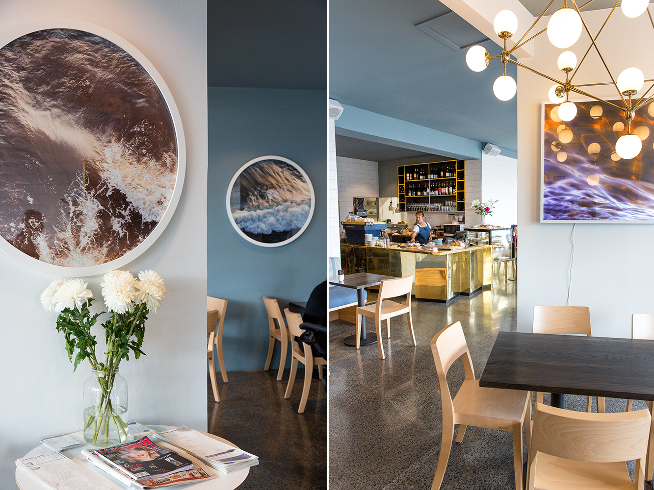 The interior of Clarence Rd Eatery. Picture / Babiche Martens