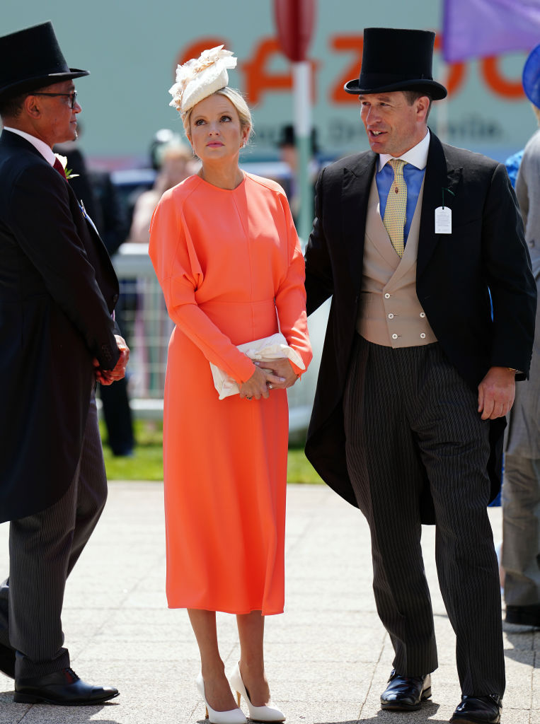 Peter Phillips appeared for the first time in public with his new girlfriend Lindsay Wallace at Derby Day during the Cazoo Derby Festival 2022 at Epsom Racecourse. Photo / Getty