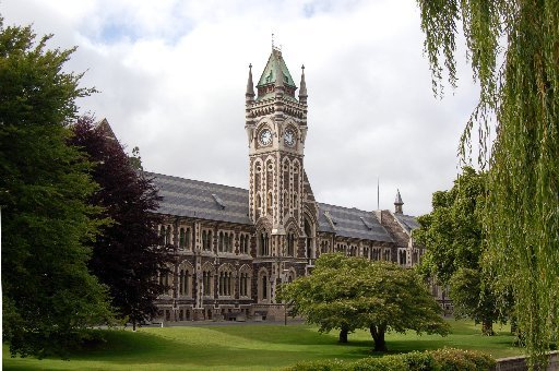 University of Otago clock tower, in Dunedin.