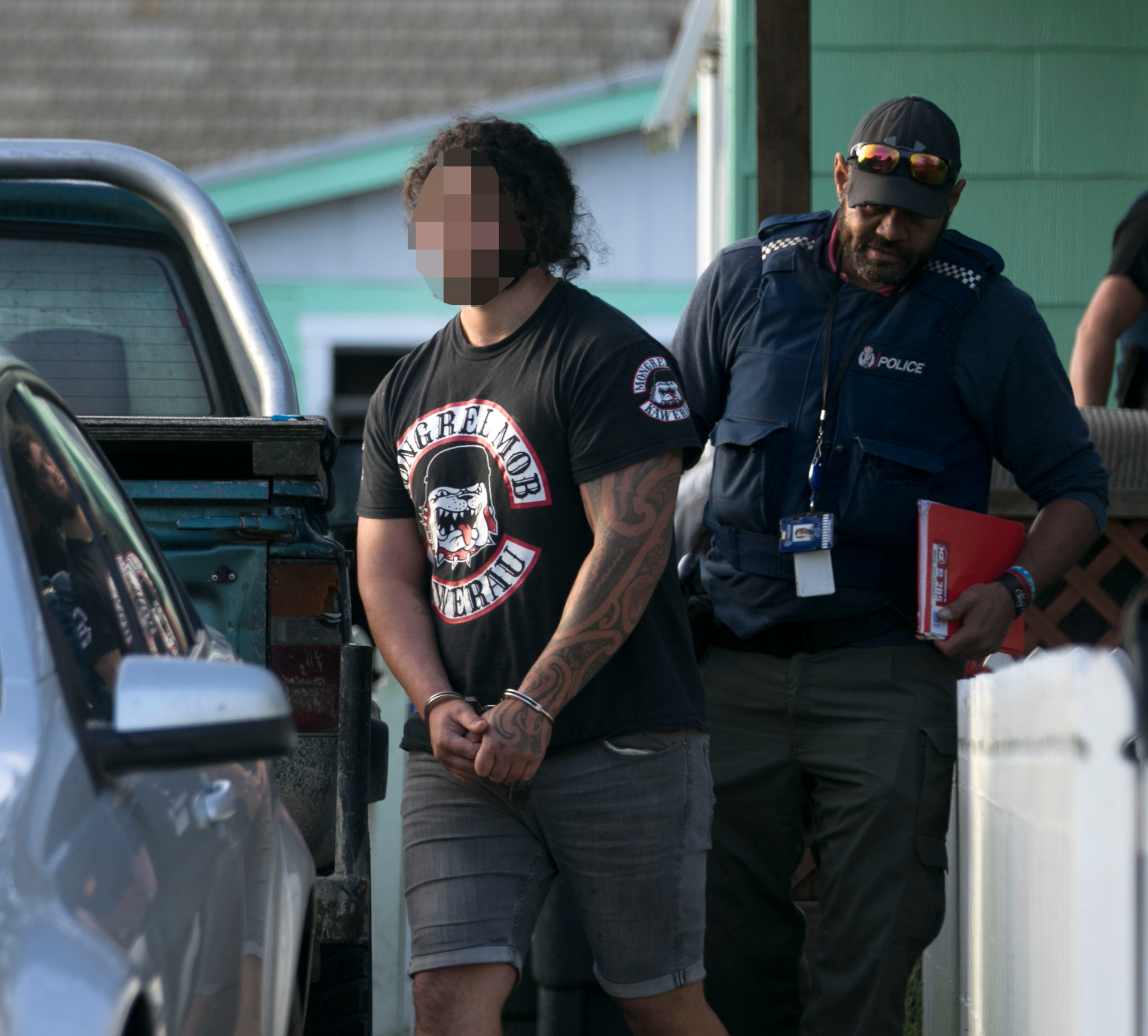 More than 50 associates and members of the Mongrel Mob were arrested in Operation Notus in 2018. Photo / Alan Gibson