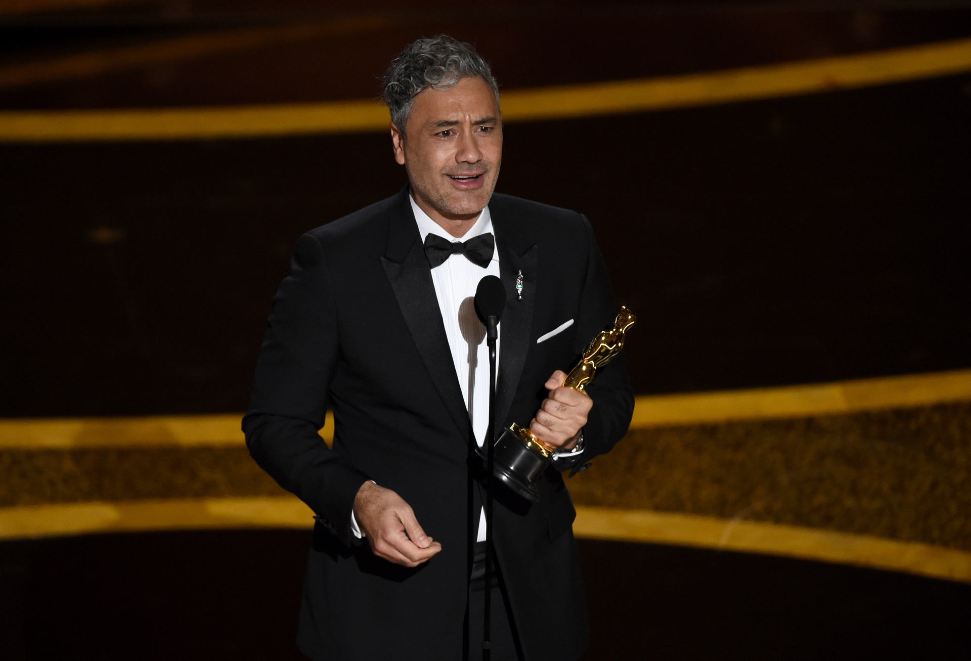 Taika Waititi made history with his Oscar win. Photo / AP