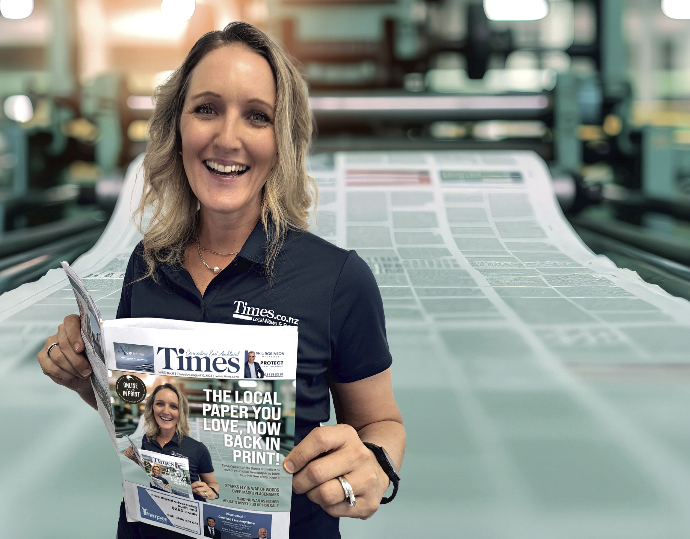 Eastern Times’ owner Bo Burns. Photo / Supplied