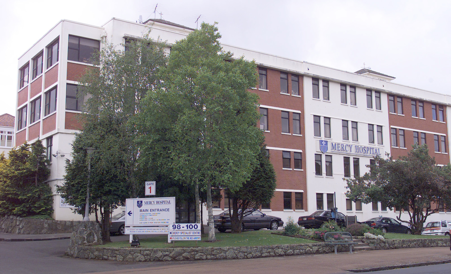 The main entrance to Mercy Hospital, Mountain Rd, Epsom. Photo / supplied
