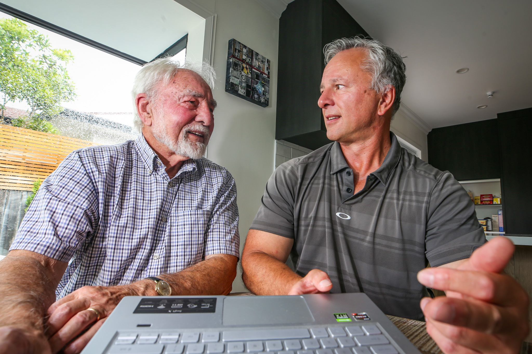 Hawke's Bay psychologists Barry Parsonson (left) and Jonathan Black say commemorations for Cyclone Gabrielle will affect different people in different ways. Photo / Paul Taylor