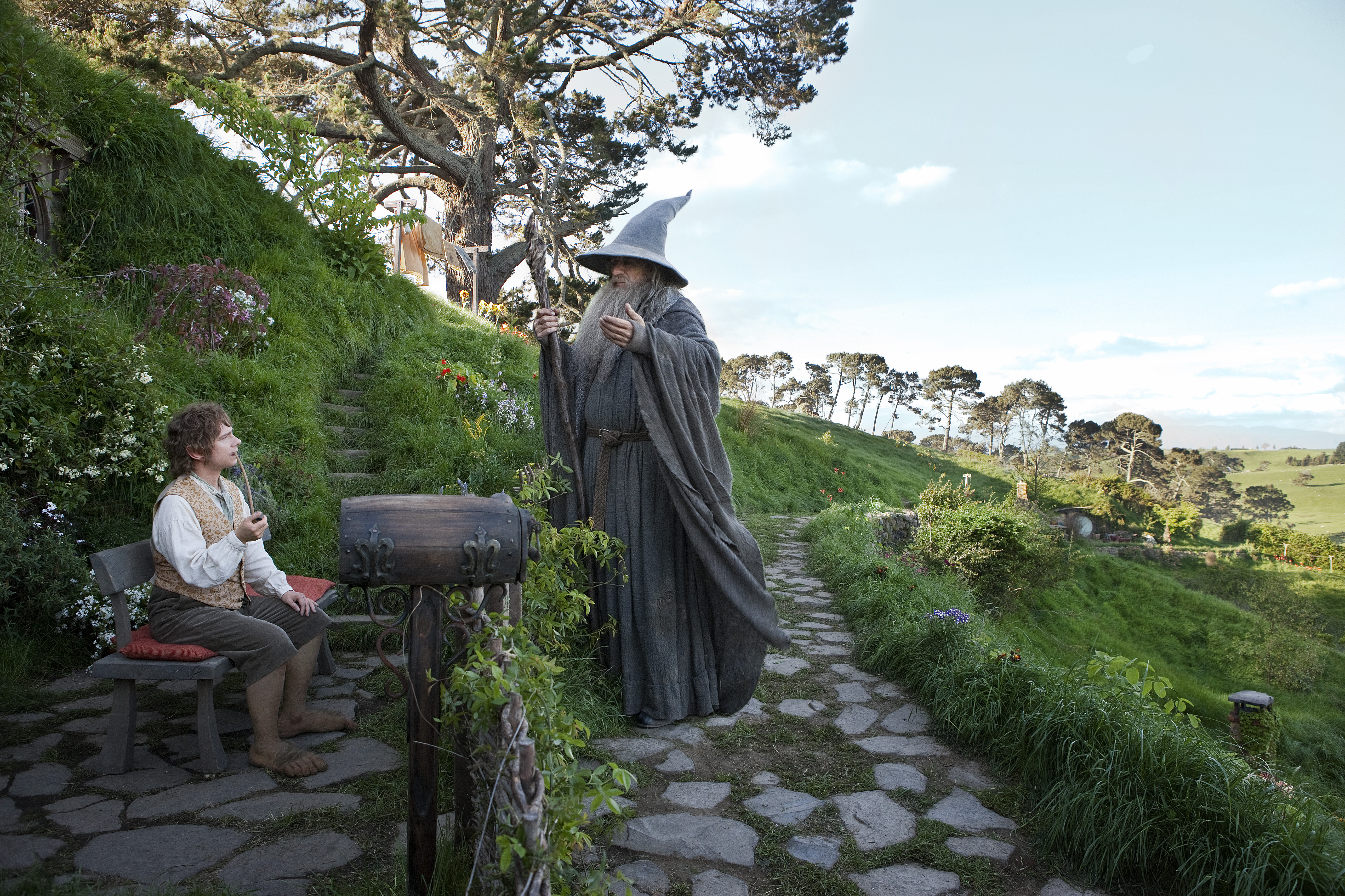 Bilbo Baggins' home in 'The Hobbit' is part of the Hobbiton Movie Set Tours. Photo / Supplied
