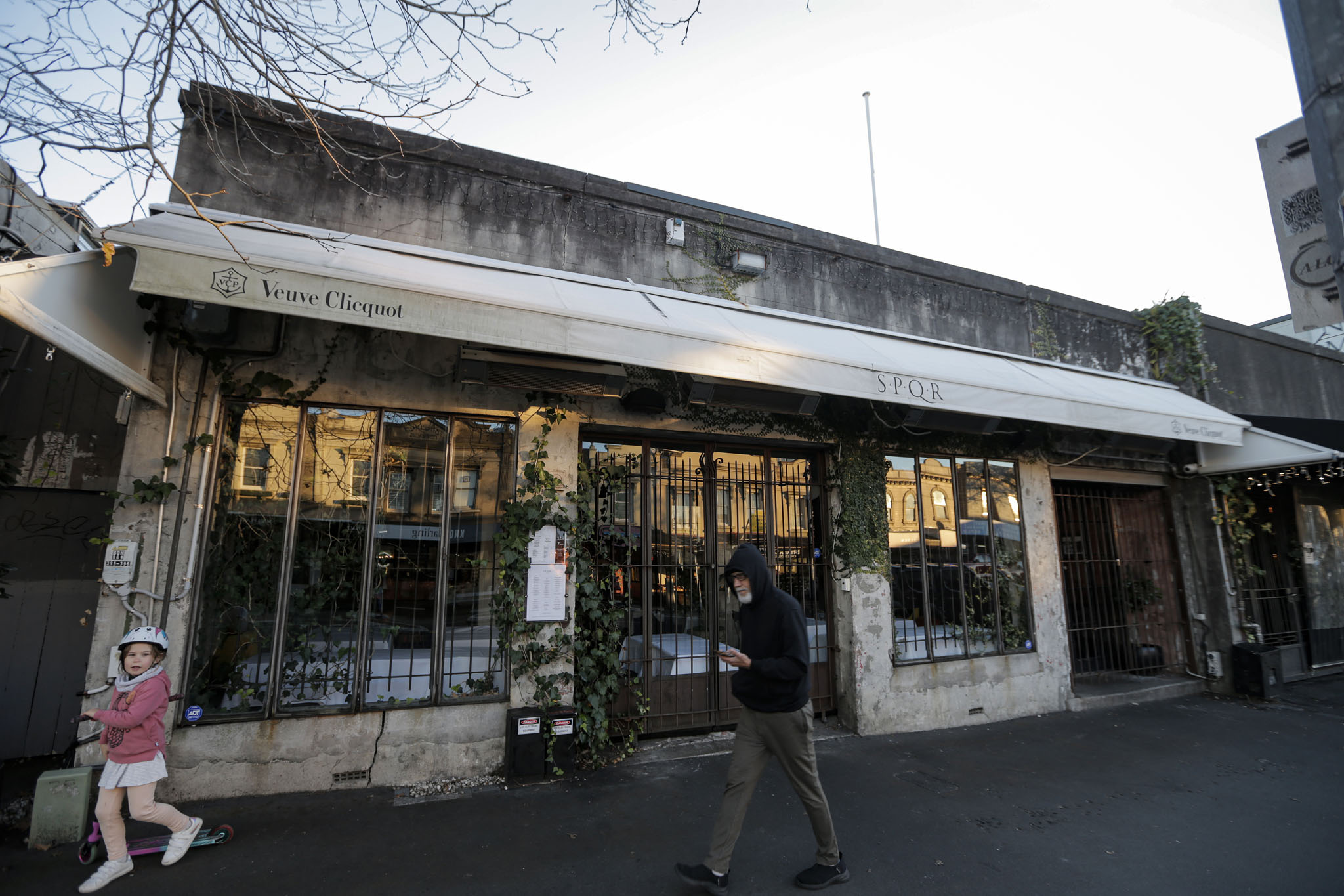 The sun sets on Ponsonby Rd restaurant institution SPQR after liquidators were appointed to the business. It is no longer trading. Photo / Alex Burton