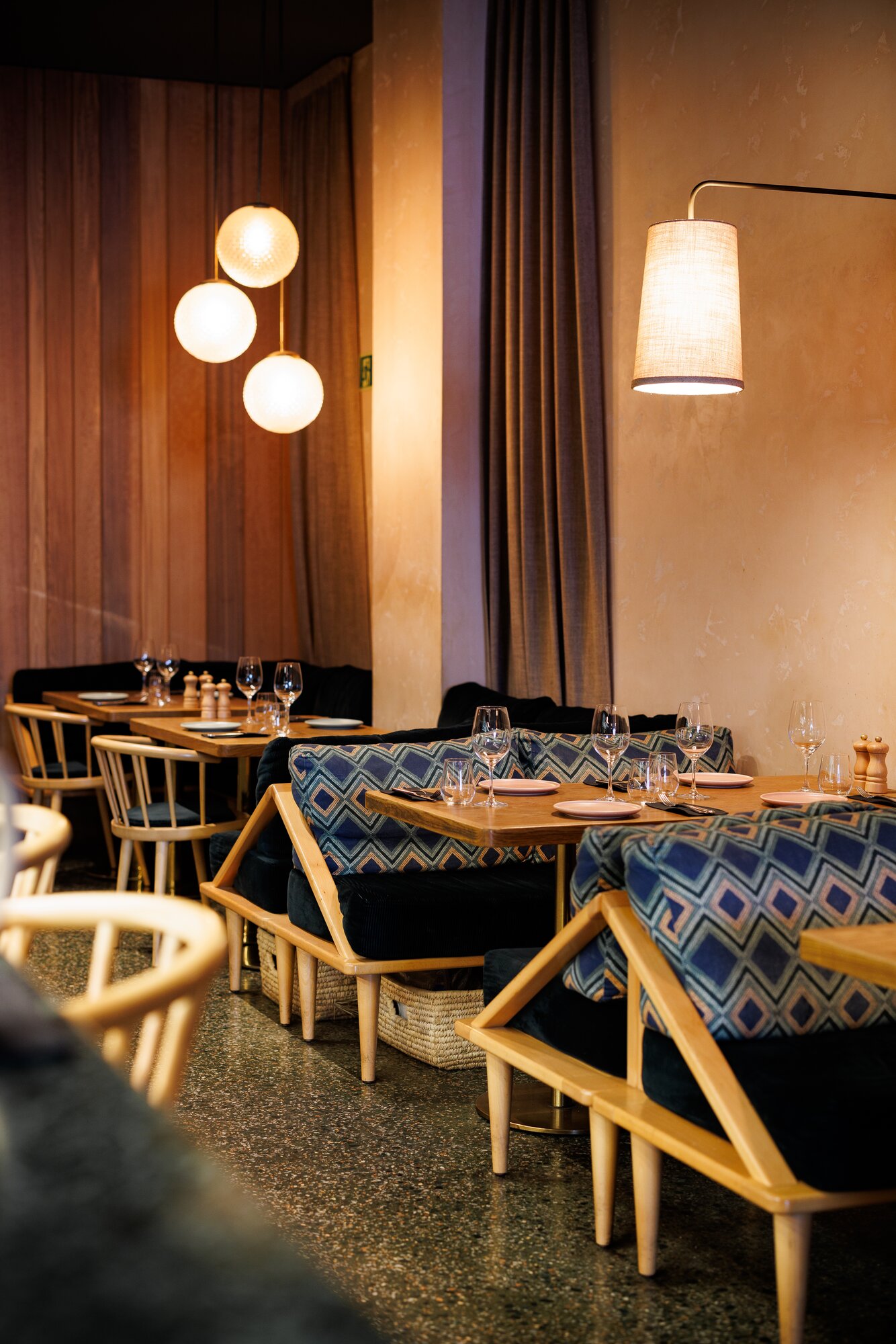 Perched on Shortland Street, the restaurant is in lawyer land. Photo / Babiche Martens