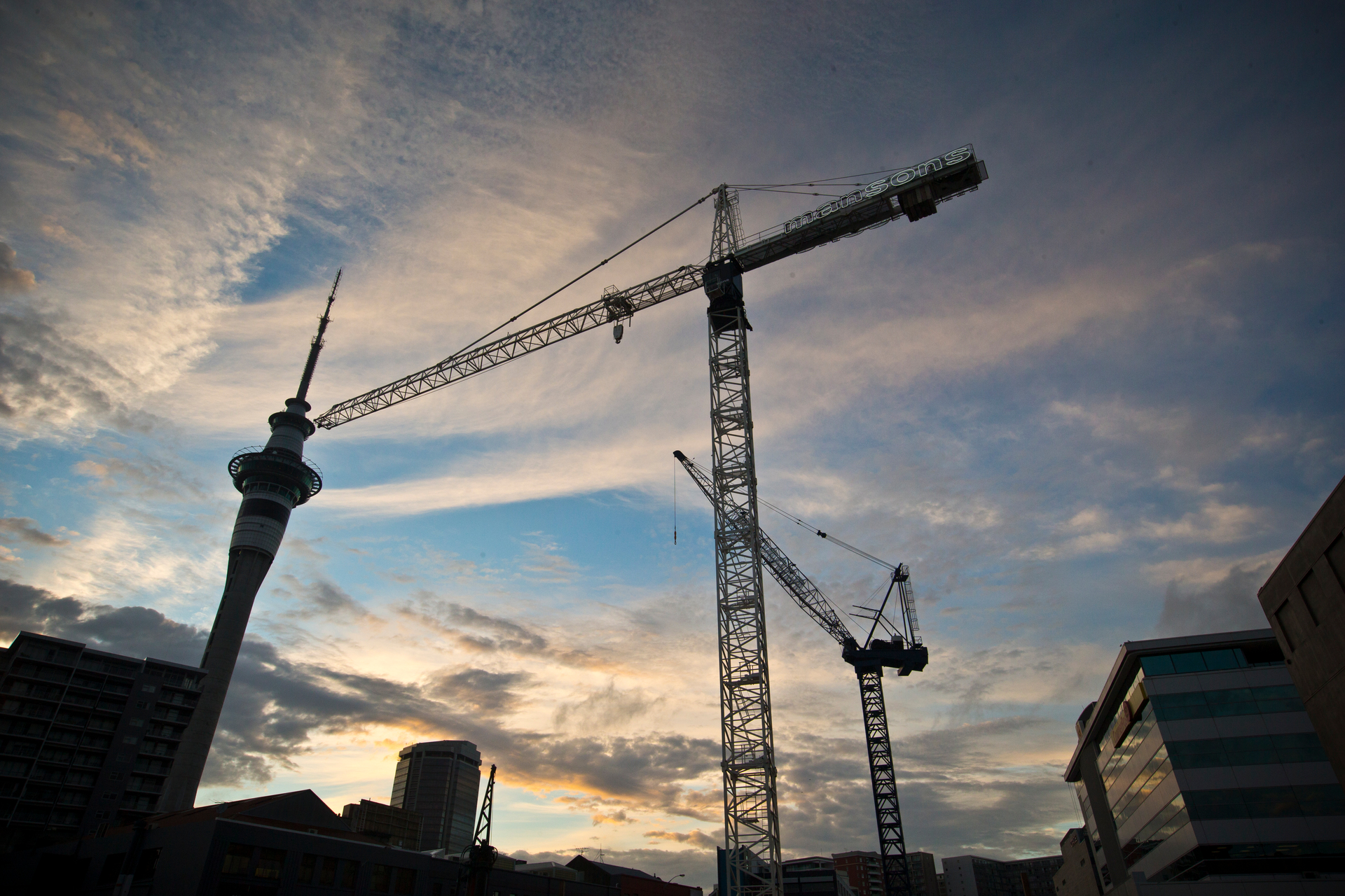 A new report on the construction sector shows job losses and insolvencies. Photo / Greg Bowker
